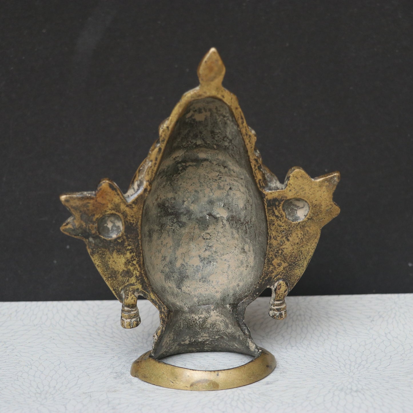 Brass Shiva Gauri Mukhlingam Face Mask