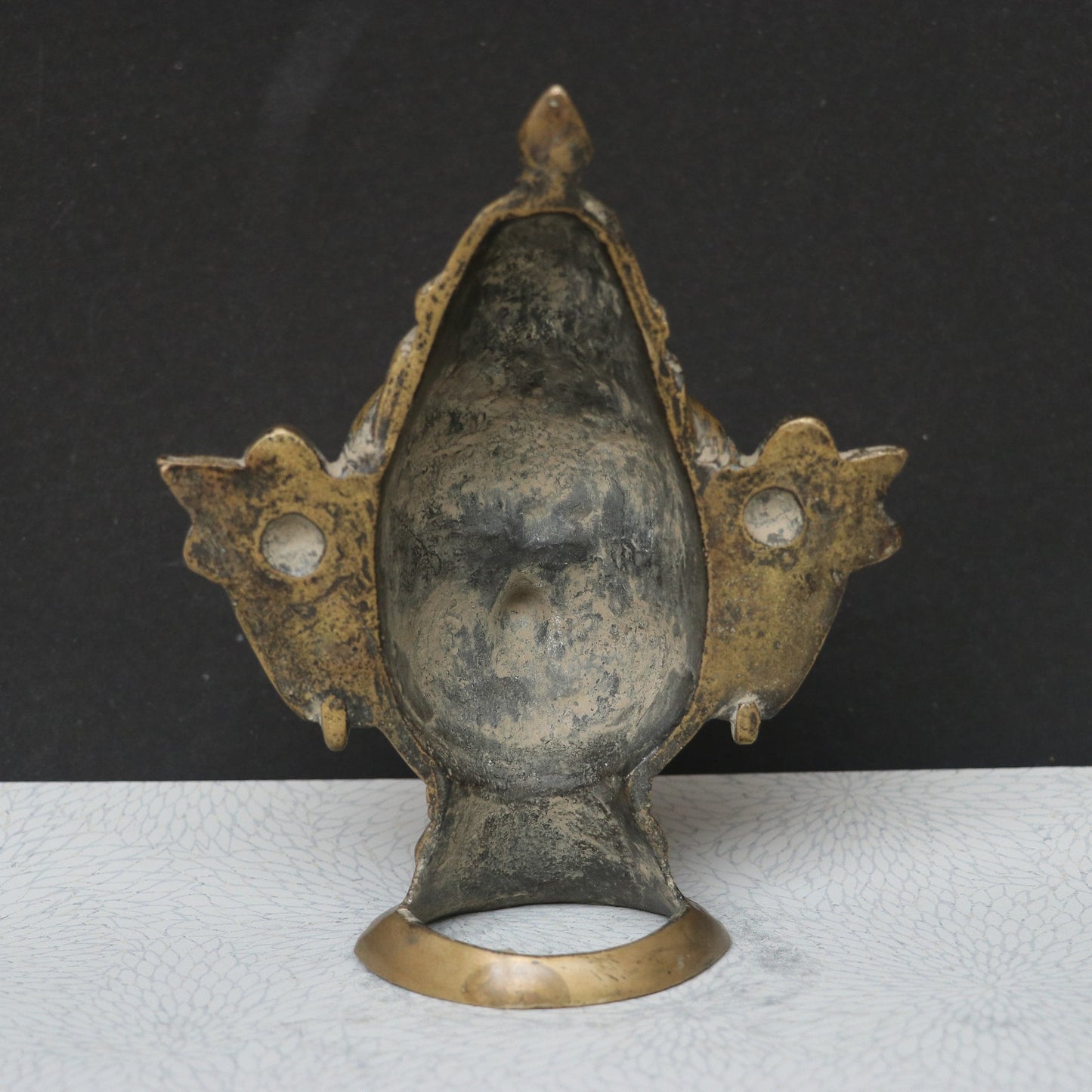 Brass Shiva Gauri Mukhlingam Face Mask