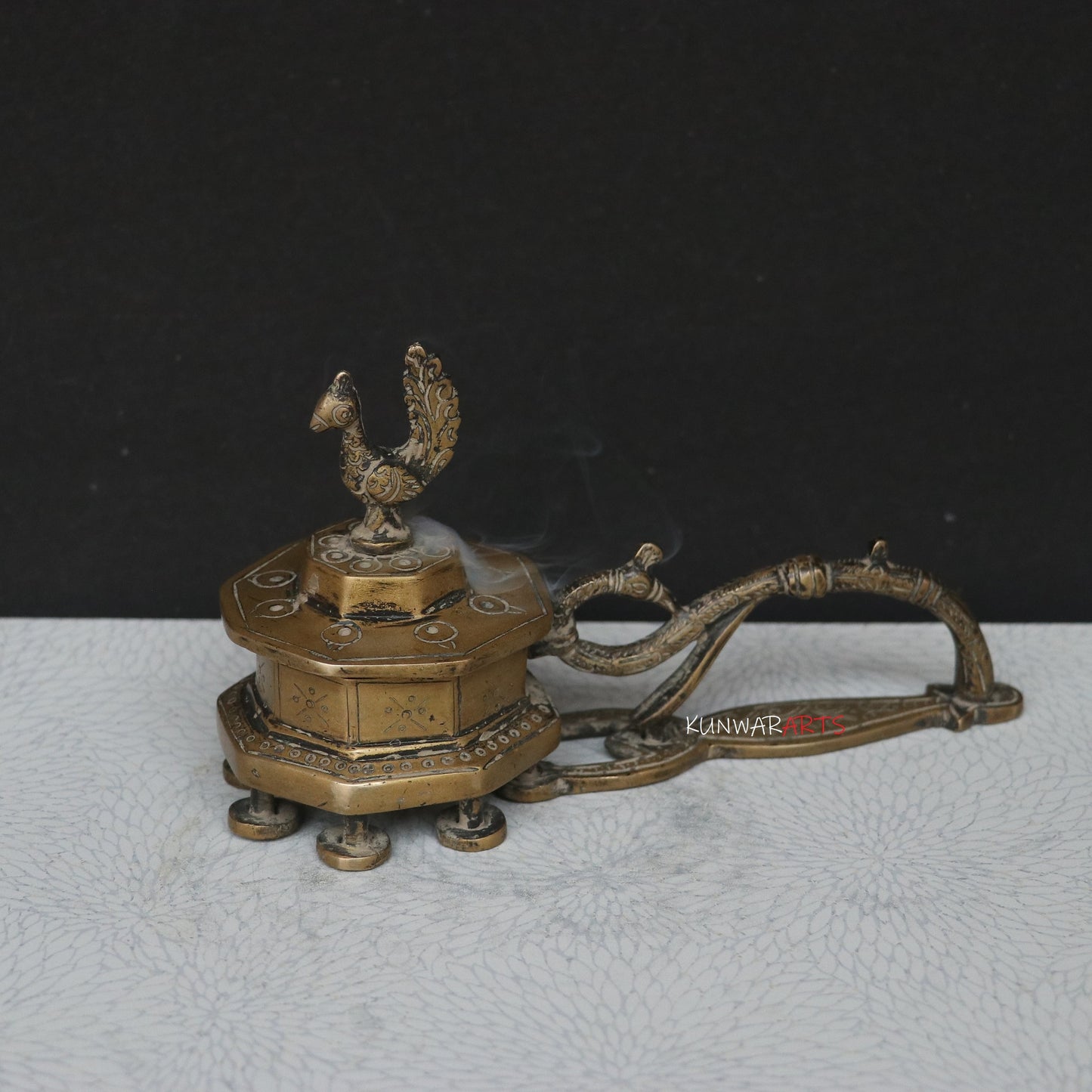 Timeless Charm of the Peacock Incense Burner