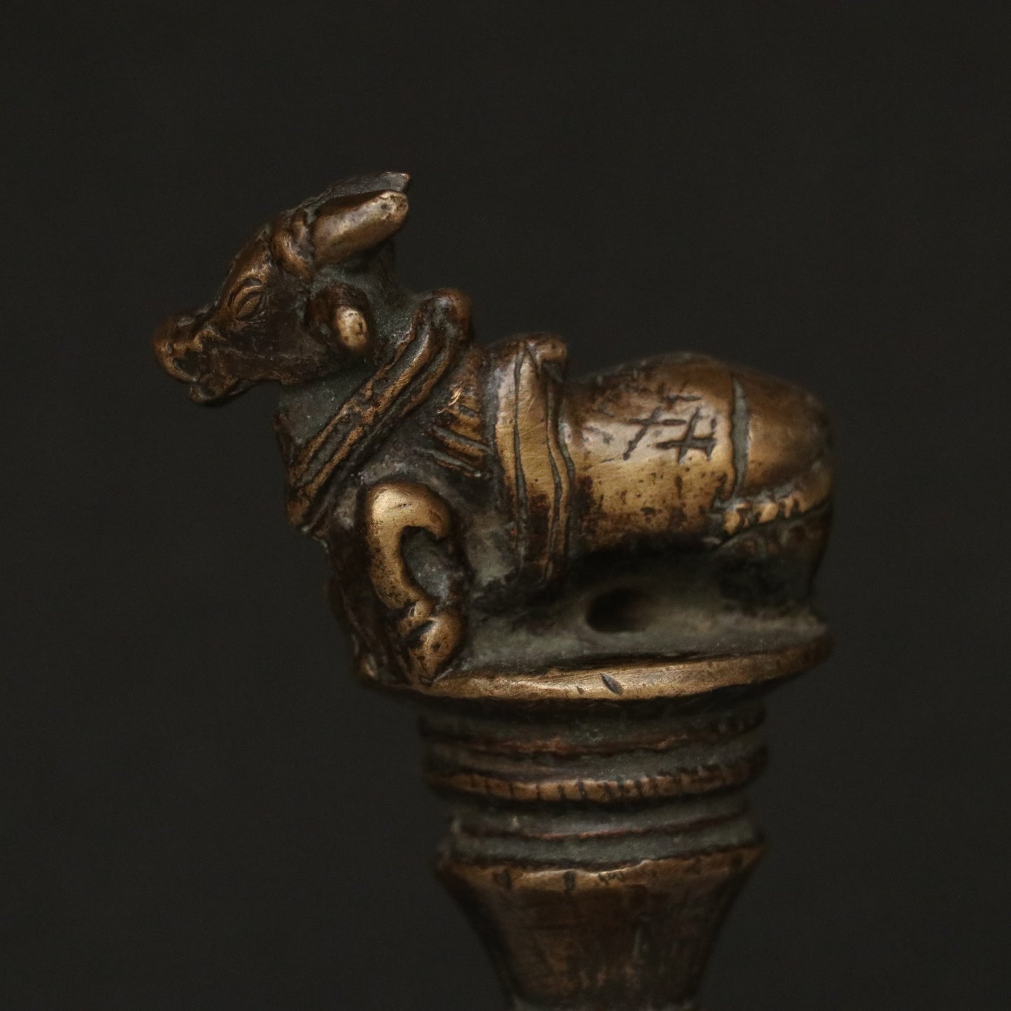 Bronze Bell Brass Temple Décor Figurine