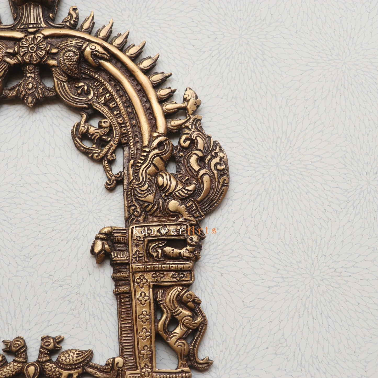 Exquisite Brass Wall Accent Hanging Prabhavali