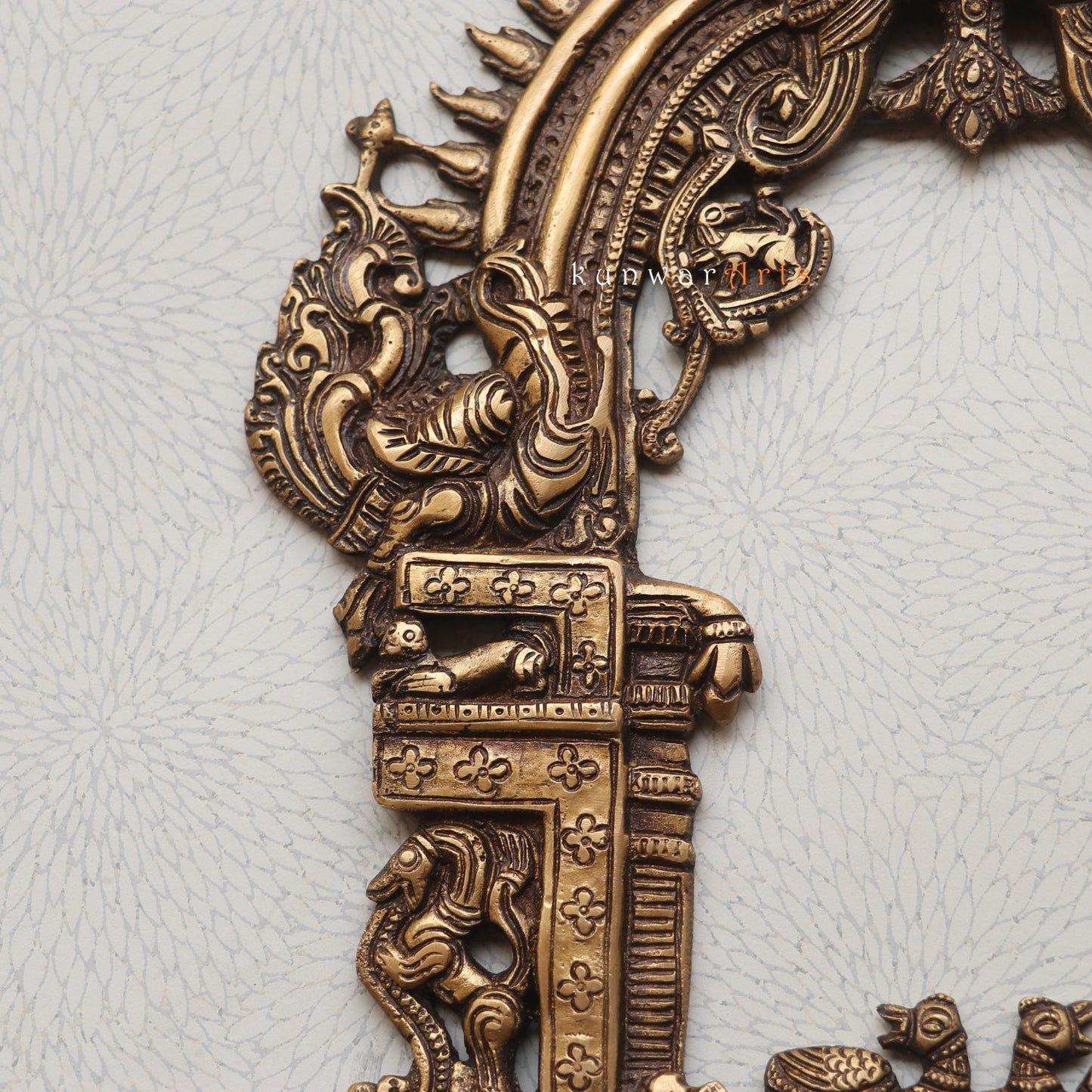 Exquisite Brass Wall Accent Hanging Prabhavali