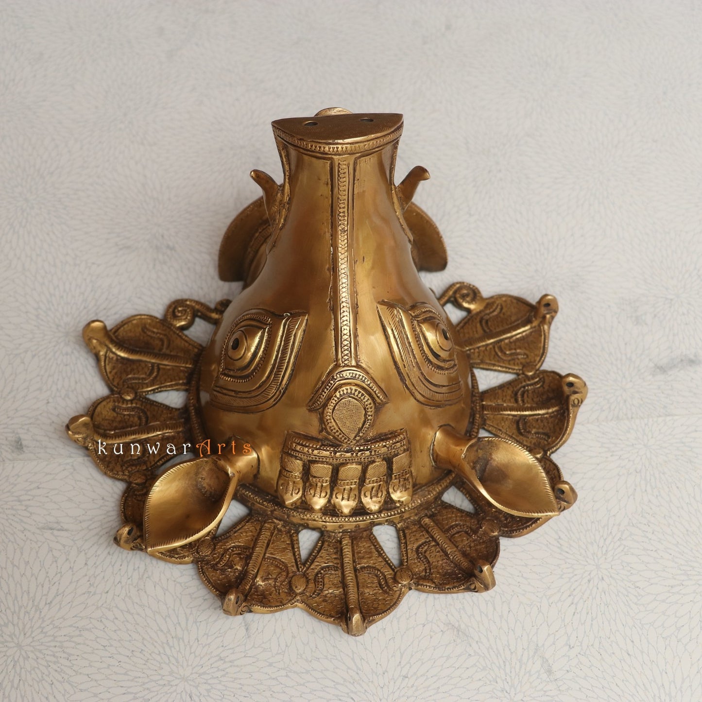Divine Elegance Brass Varaha Wall Hanging for Home Décor