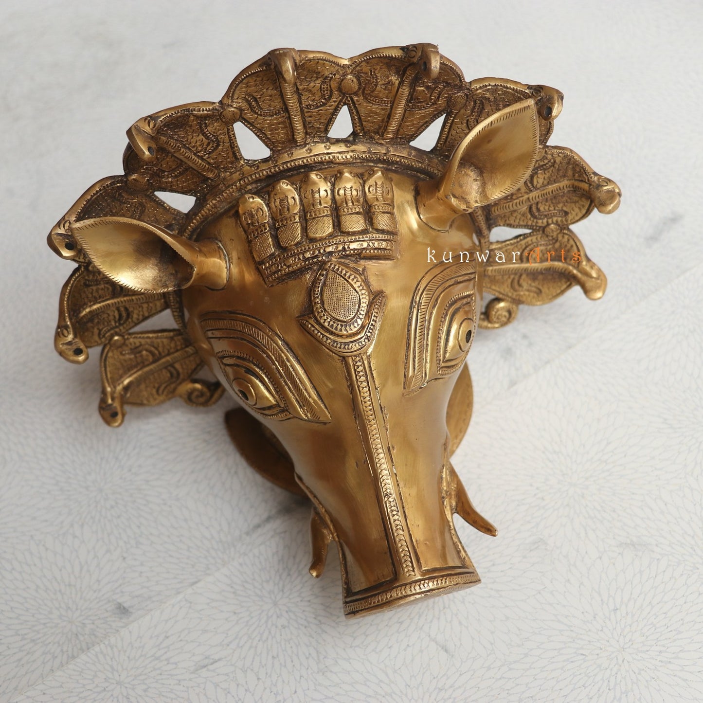 Divine Elegance Brass Varaha Wall Hanging for Home Décor