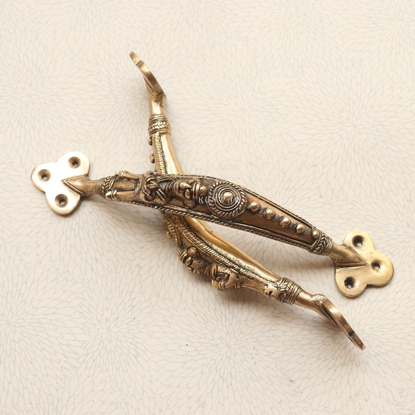 Brass Tribal Door Handles A Touch of Tradition