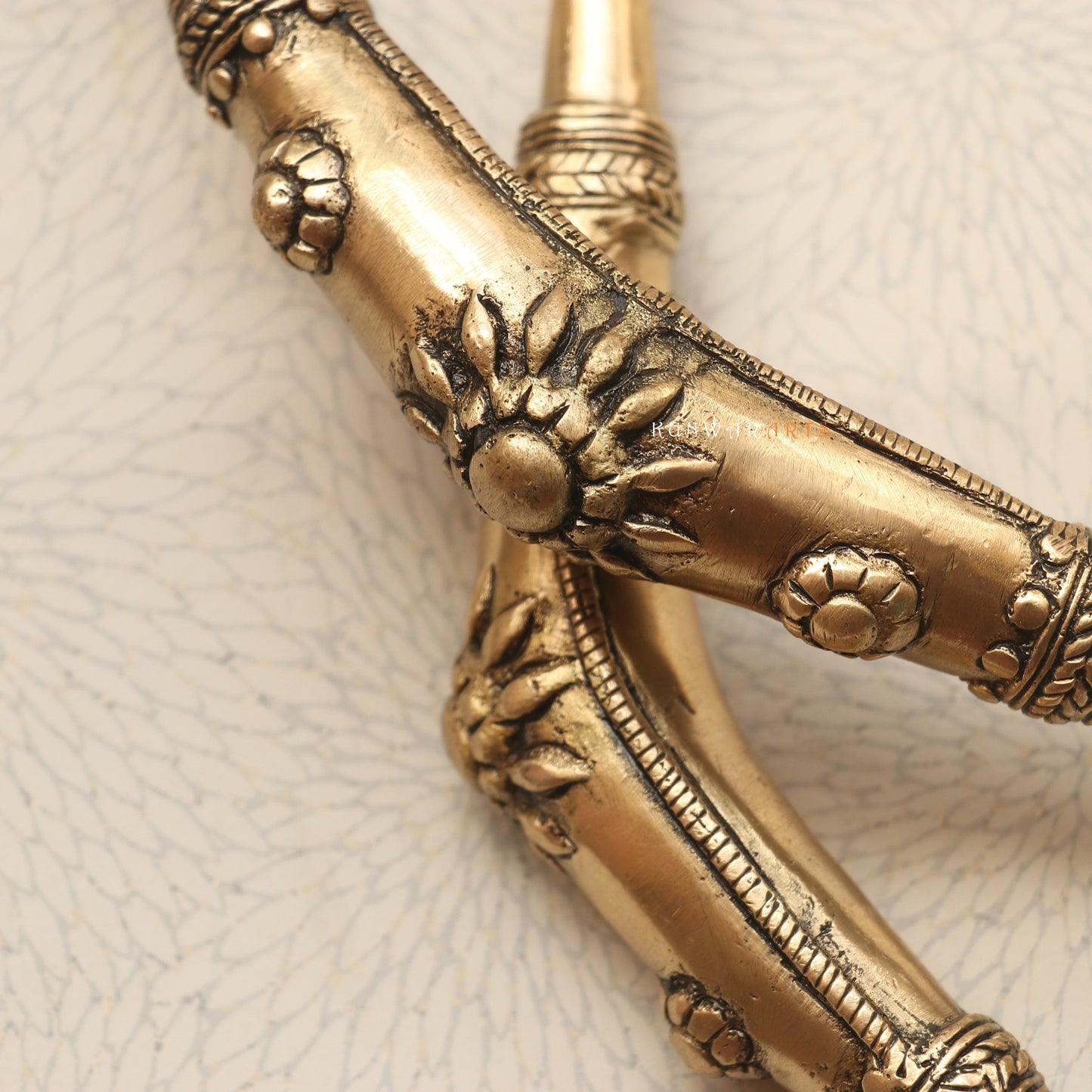 Brass Tribal Door Handles – The Floral Touch