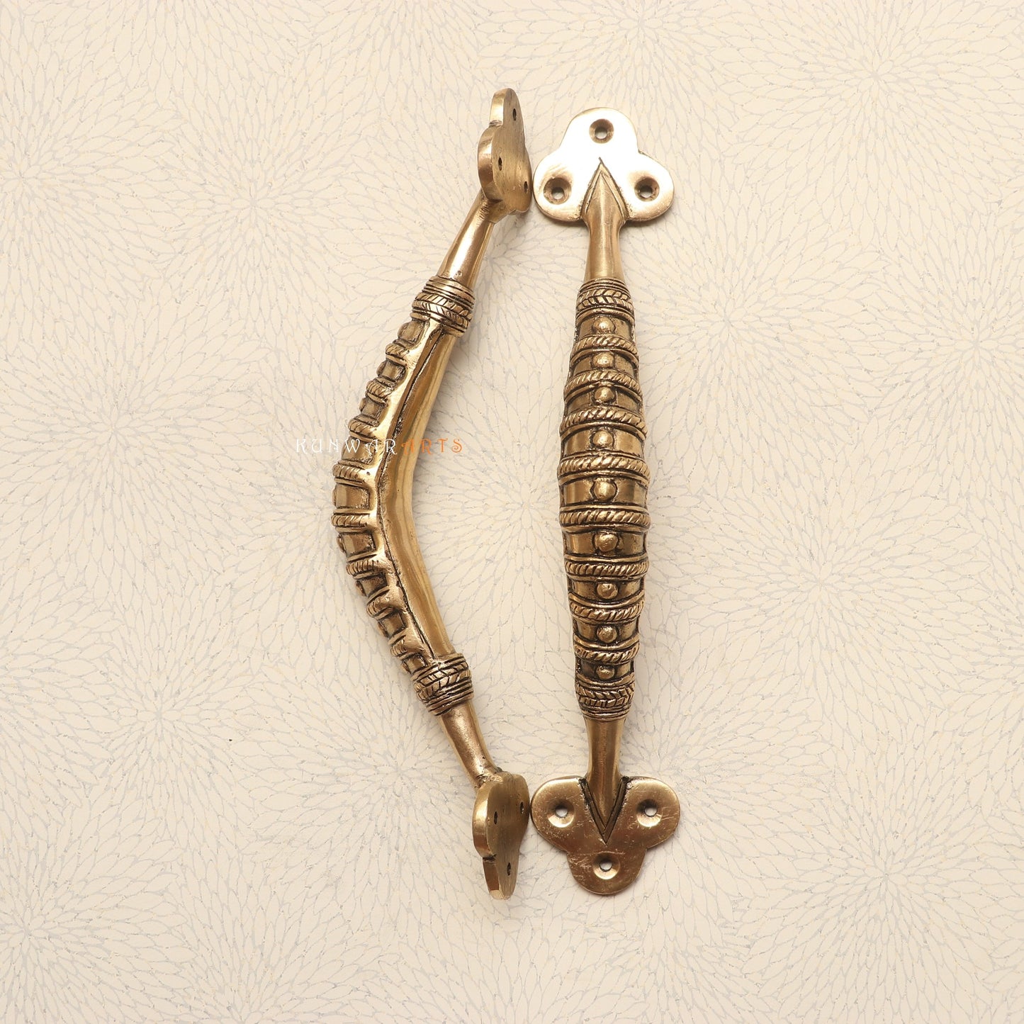 Brass Tribal Door Handles for Elegant Décor