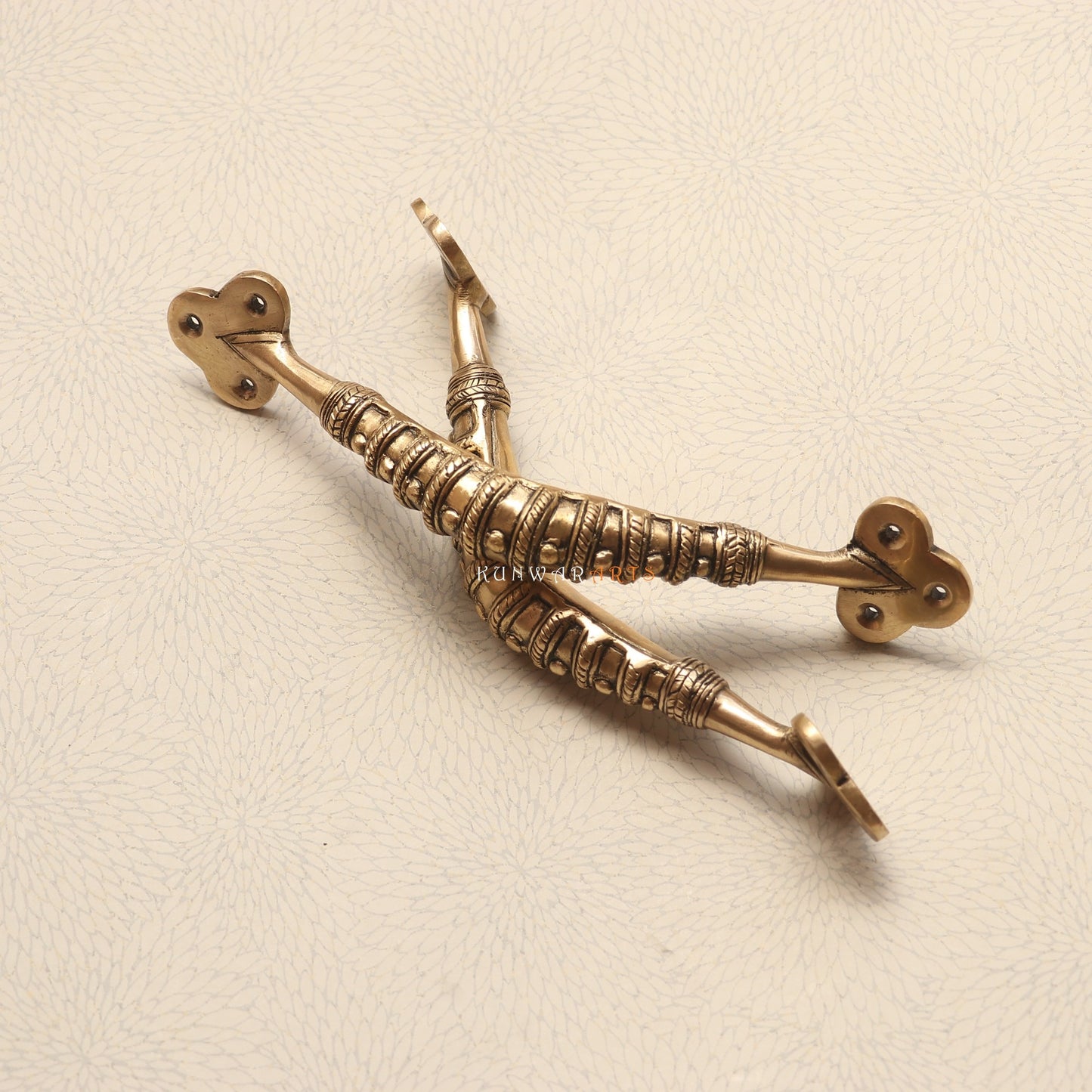 Brass Tribal Door Handles for Elegant Décor