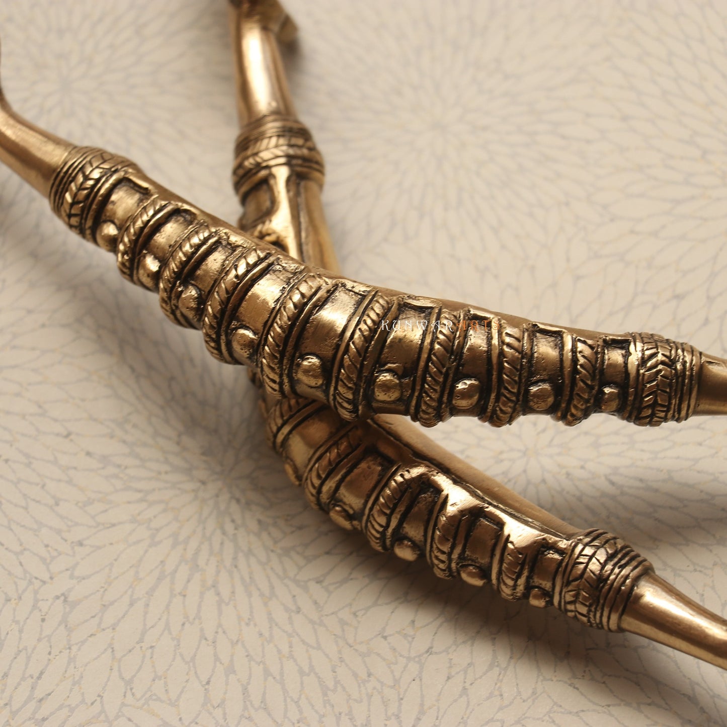 Brass Tribal Door Handles for Elegant Décor