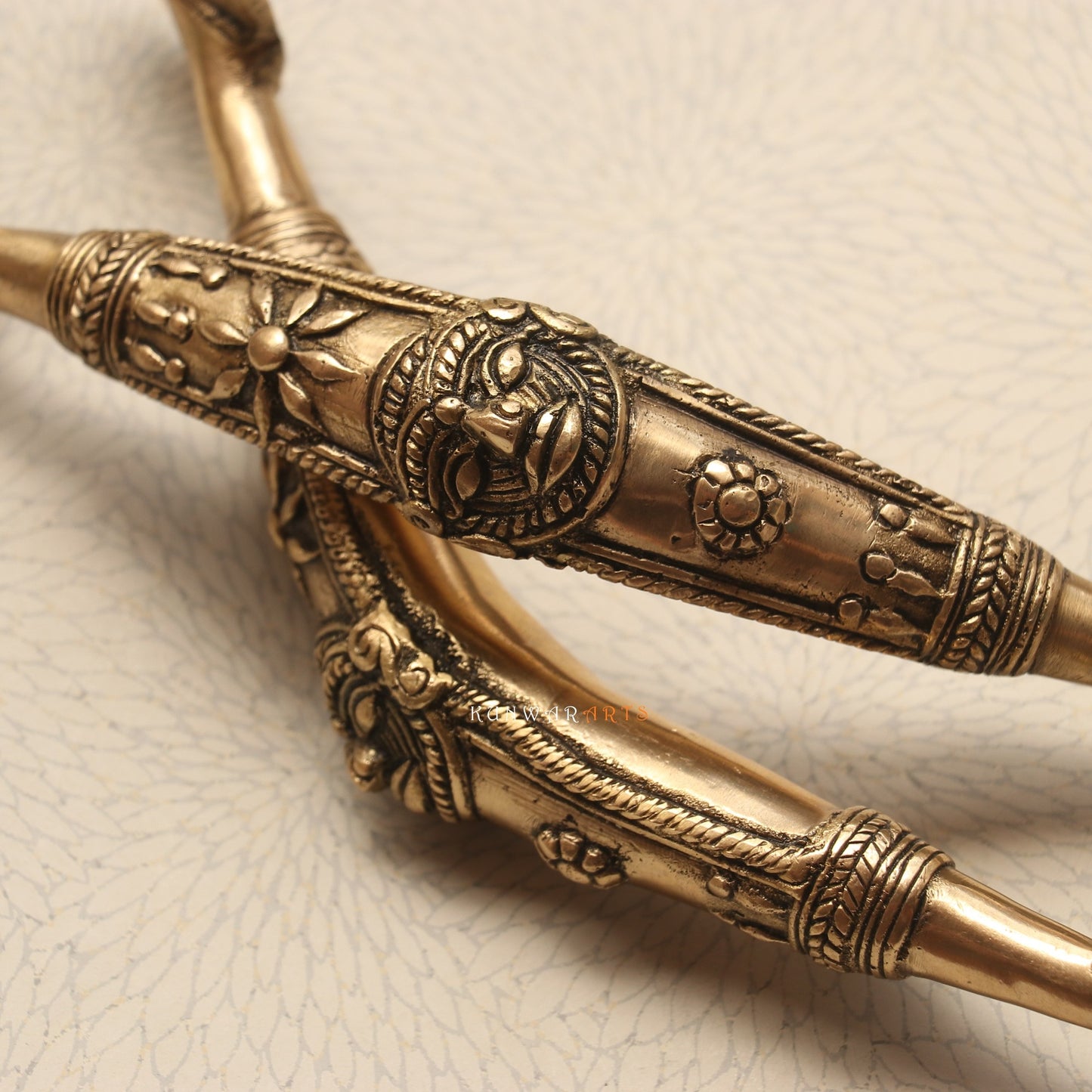 Graceful Entrances Brass Tribal Door Handles