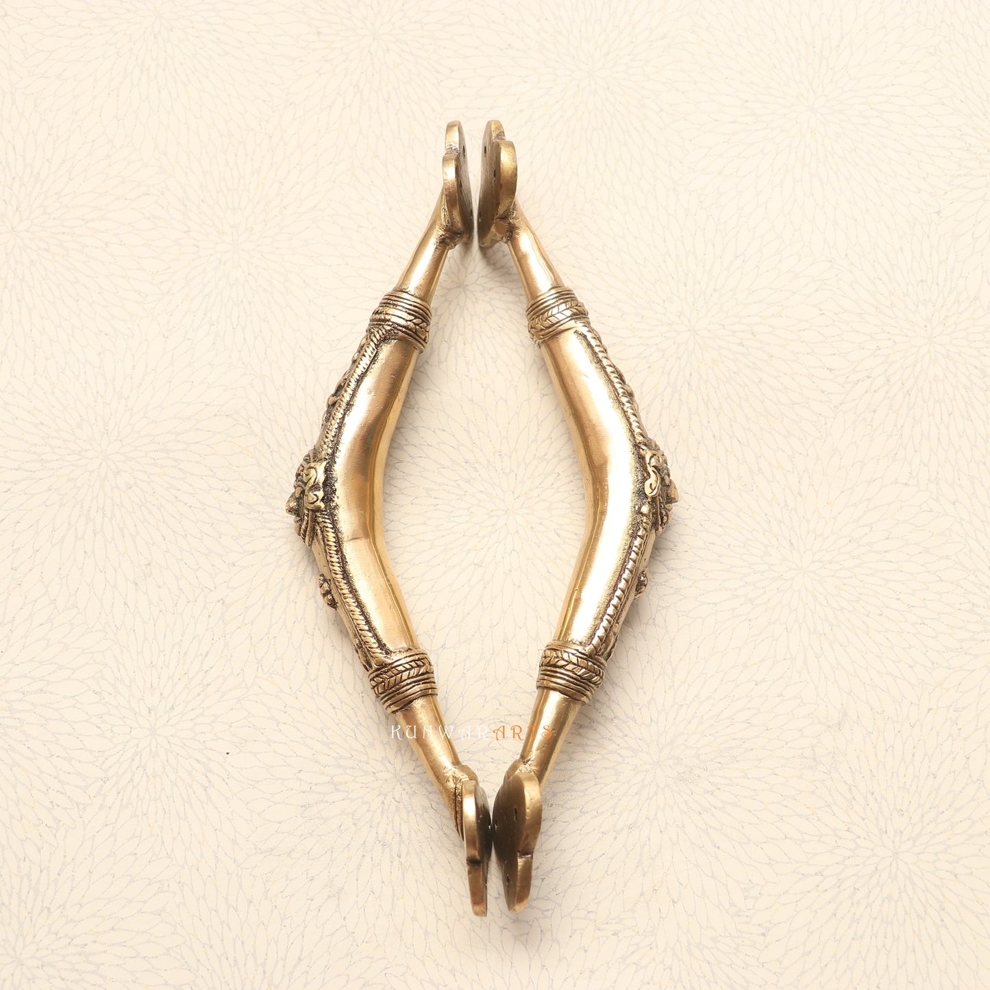 Graceful Entrances Brass Tribal Door Handles