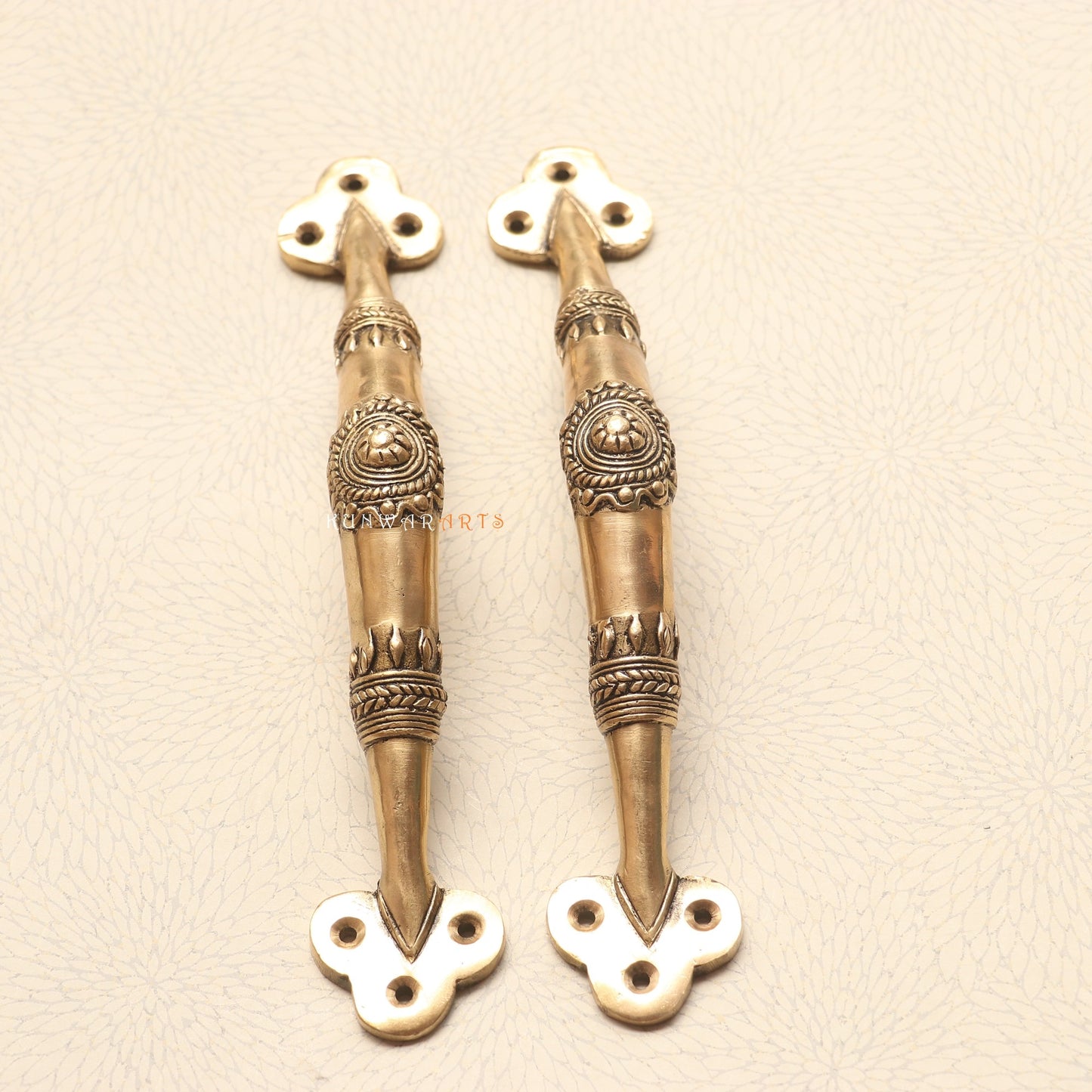 Brass Tribal Decorative Door Handles