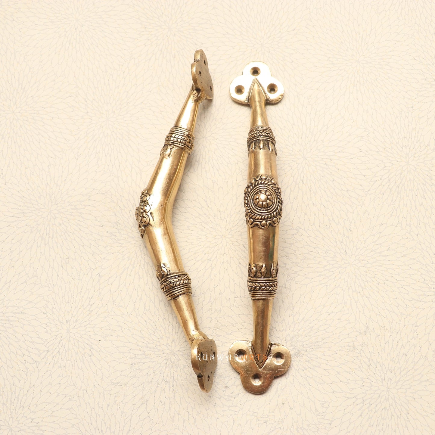 Brass Tribal Decorative Door Handles