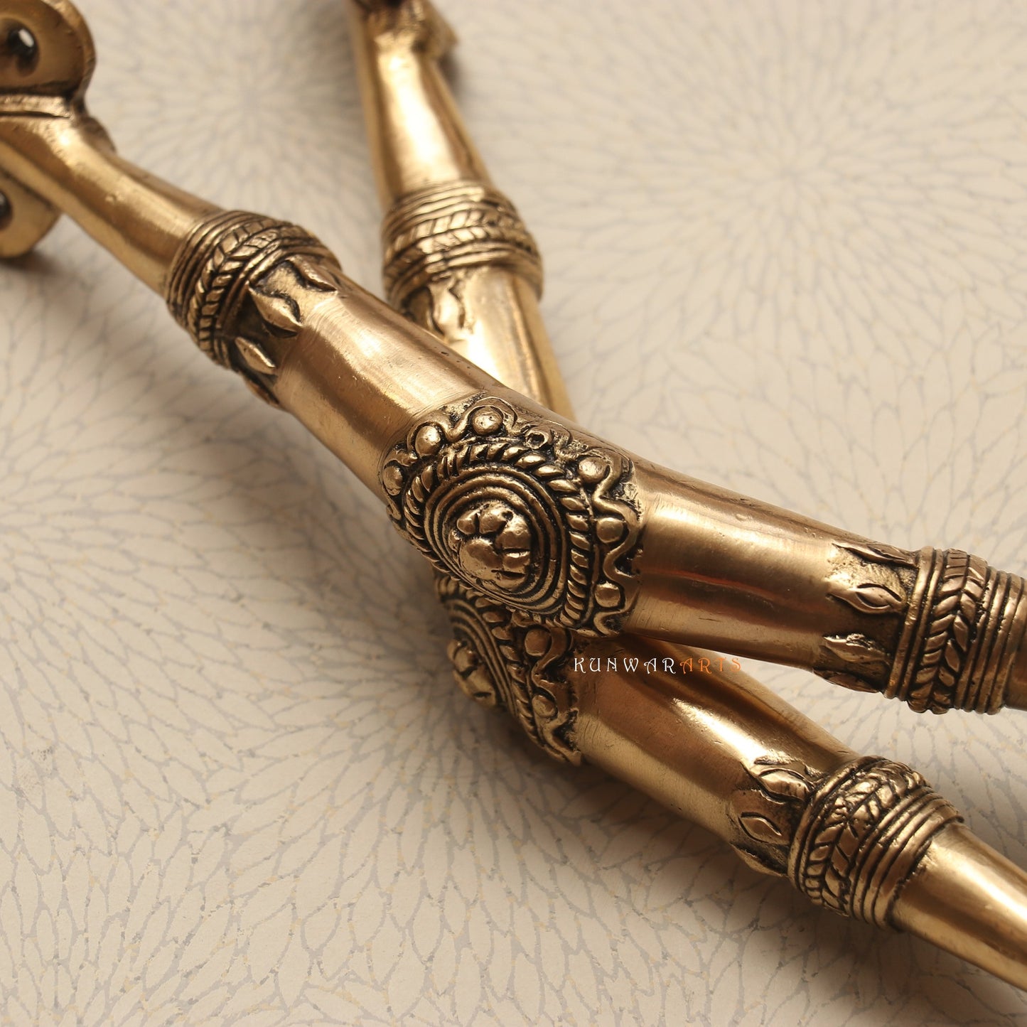 Brass Tribal Decorative Door Handles