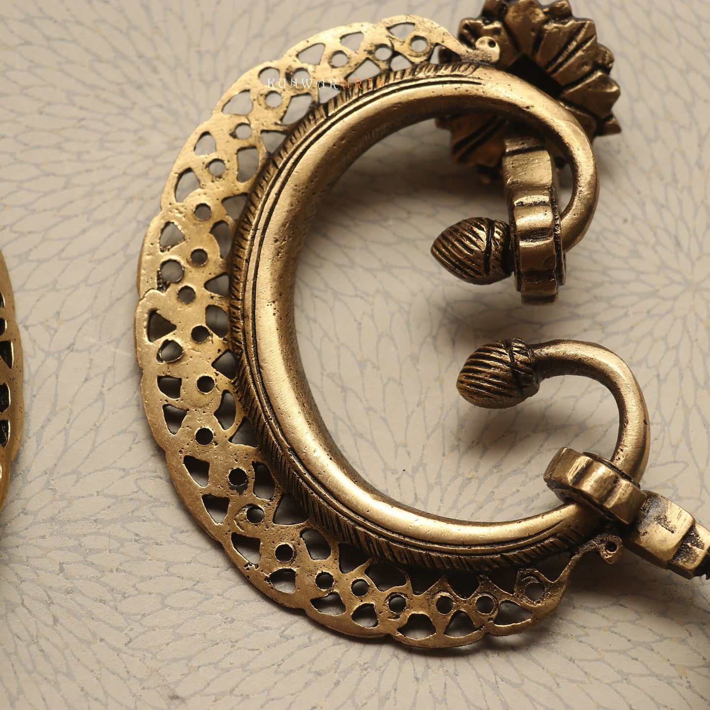 Brass Décor Door Handles Set of 4 Pieces