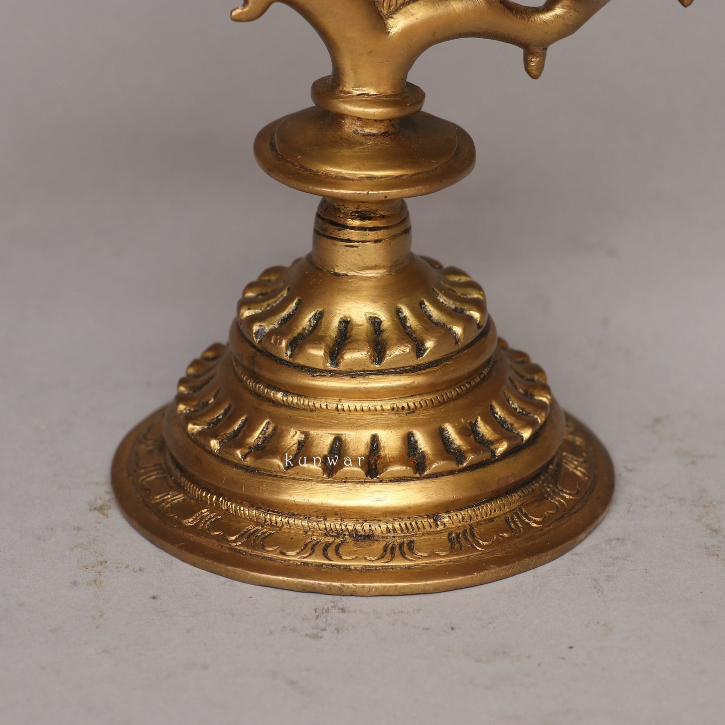 Bhunes Brass Yali Candle Holder Figurine