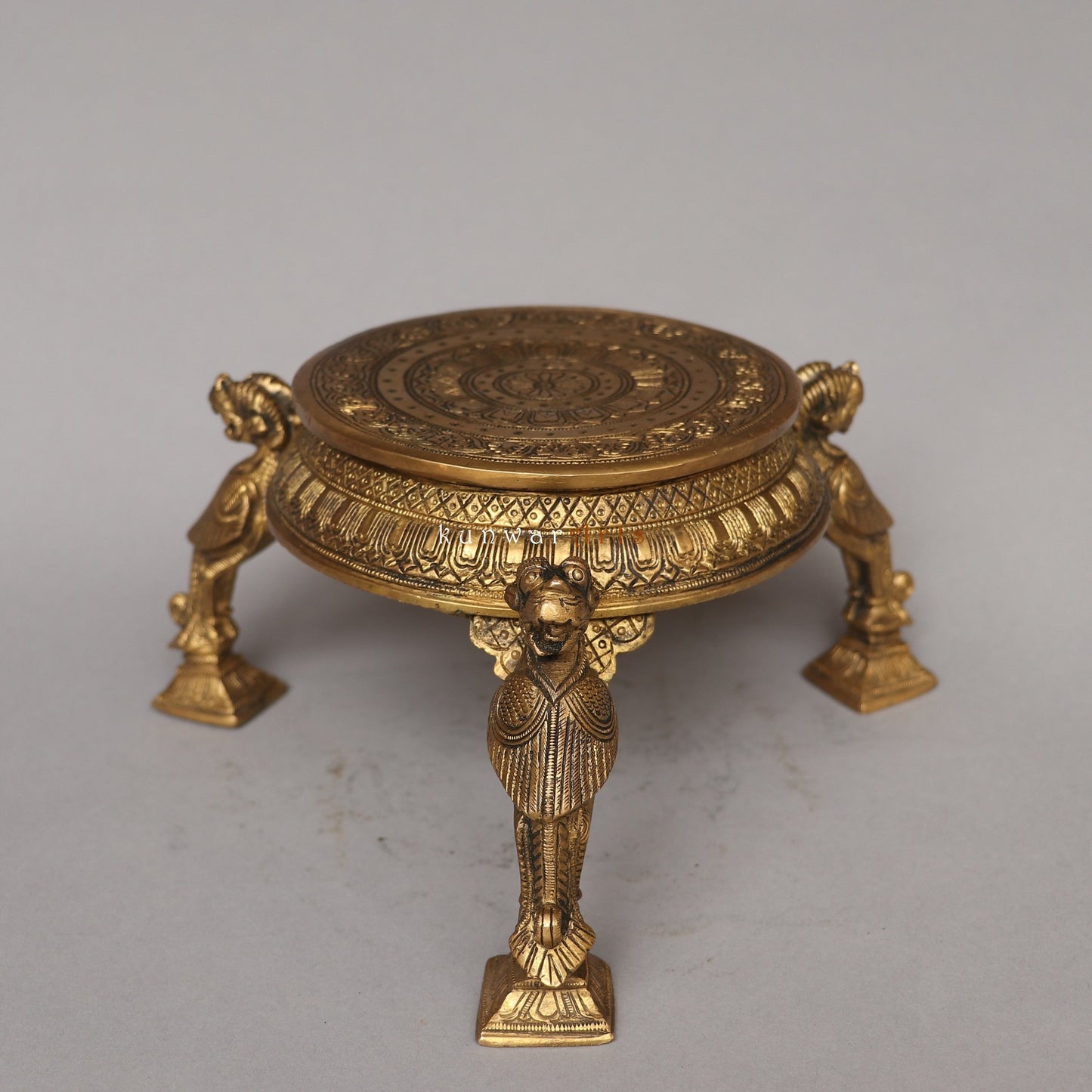Brass Decorative Carving Table Stand