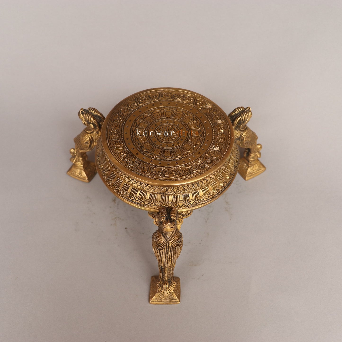Brass Decorative Carving Table Stand