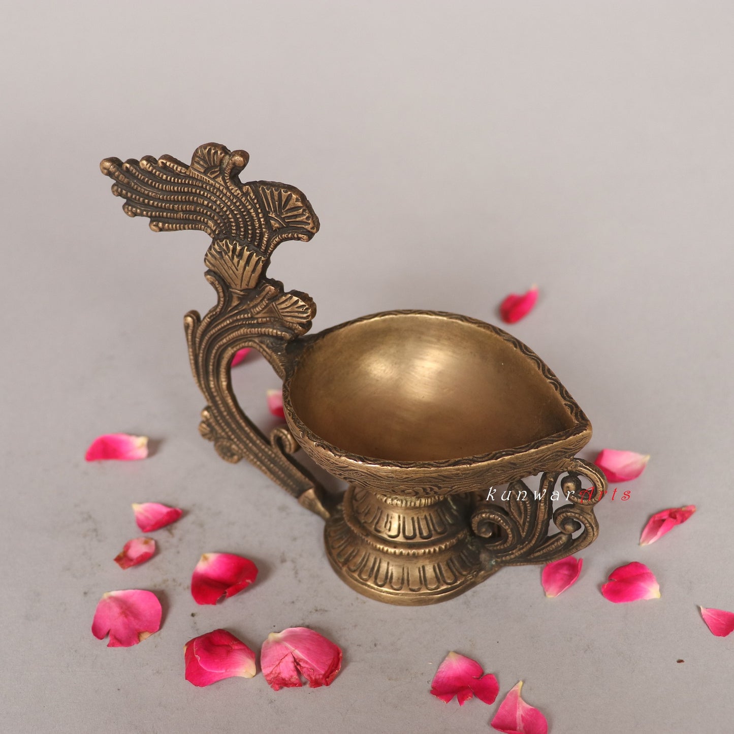 Brass Oil Lamp Decorative Figurine