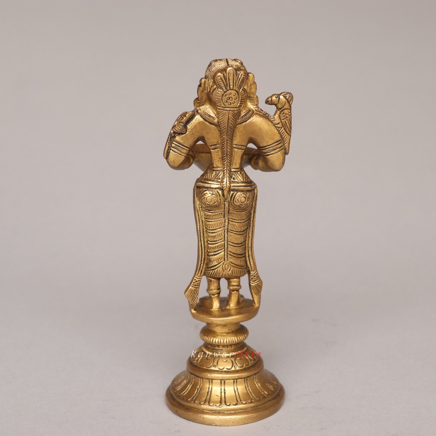 Brass Deep Lakshmi Diya Oil Lamp Décor Figurine