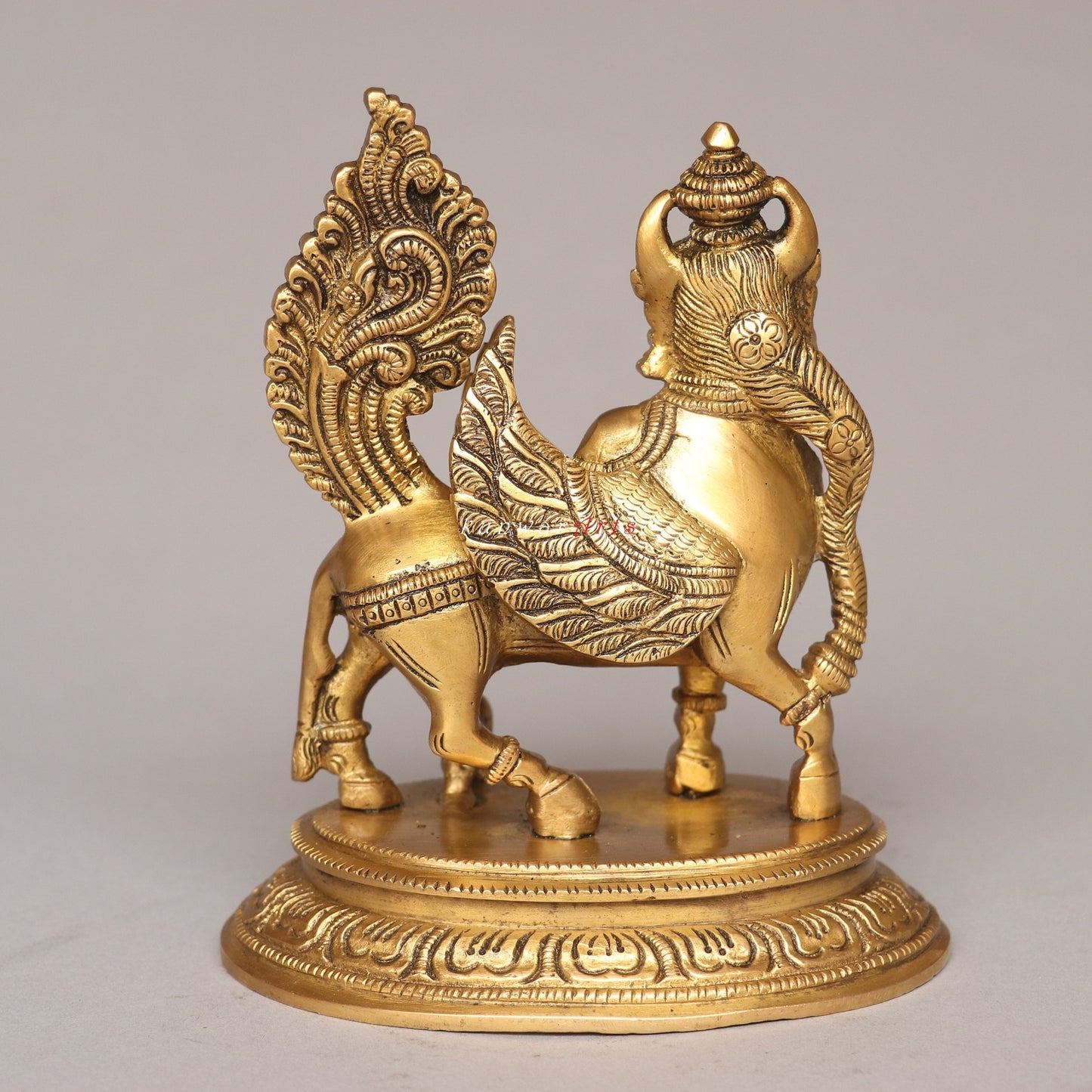 Sacred Wings Brass Kamdhenu Idol
