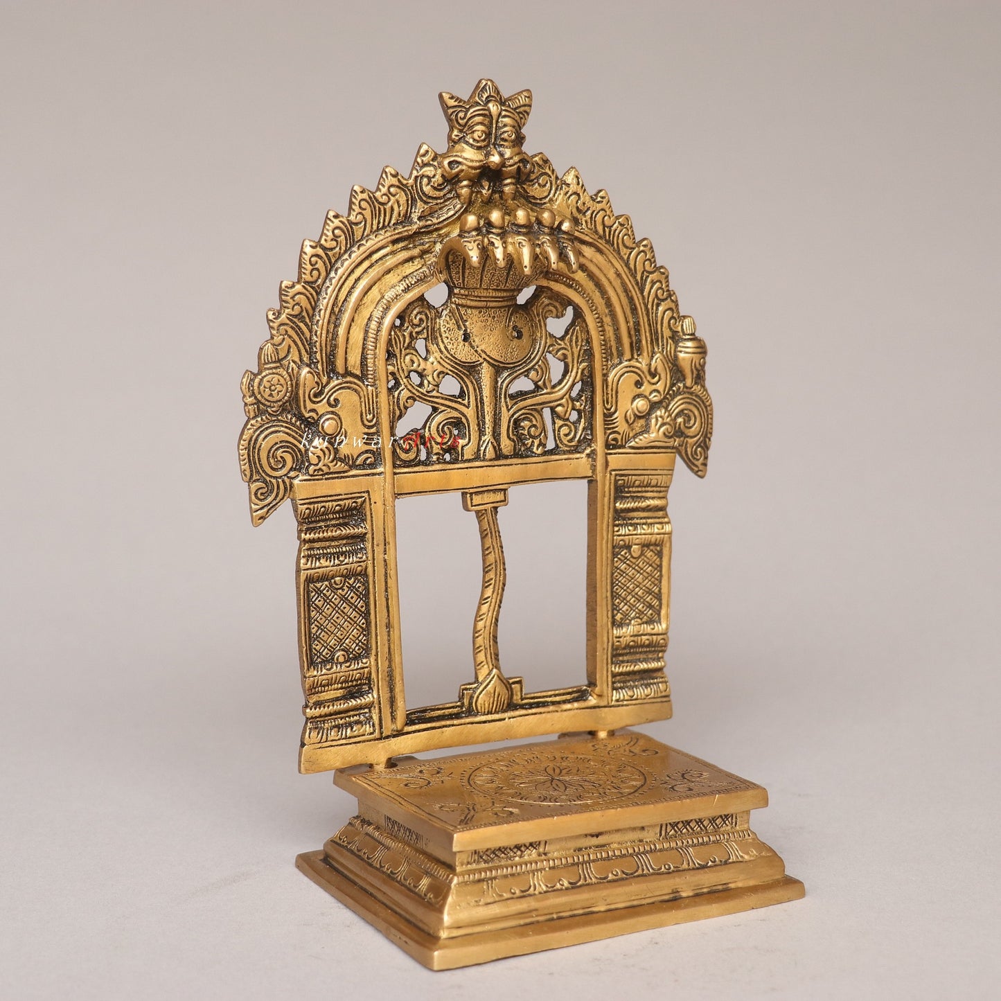 Brass Decorative Temple Prabhavali Singhashan