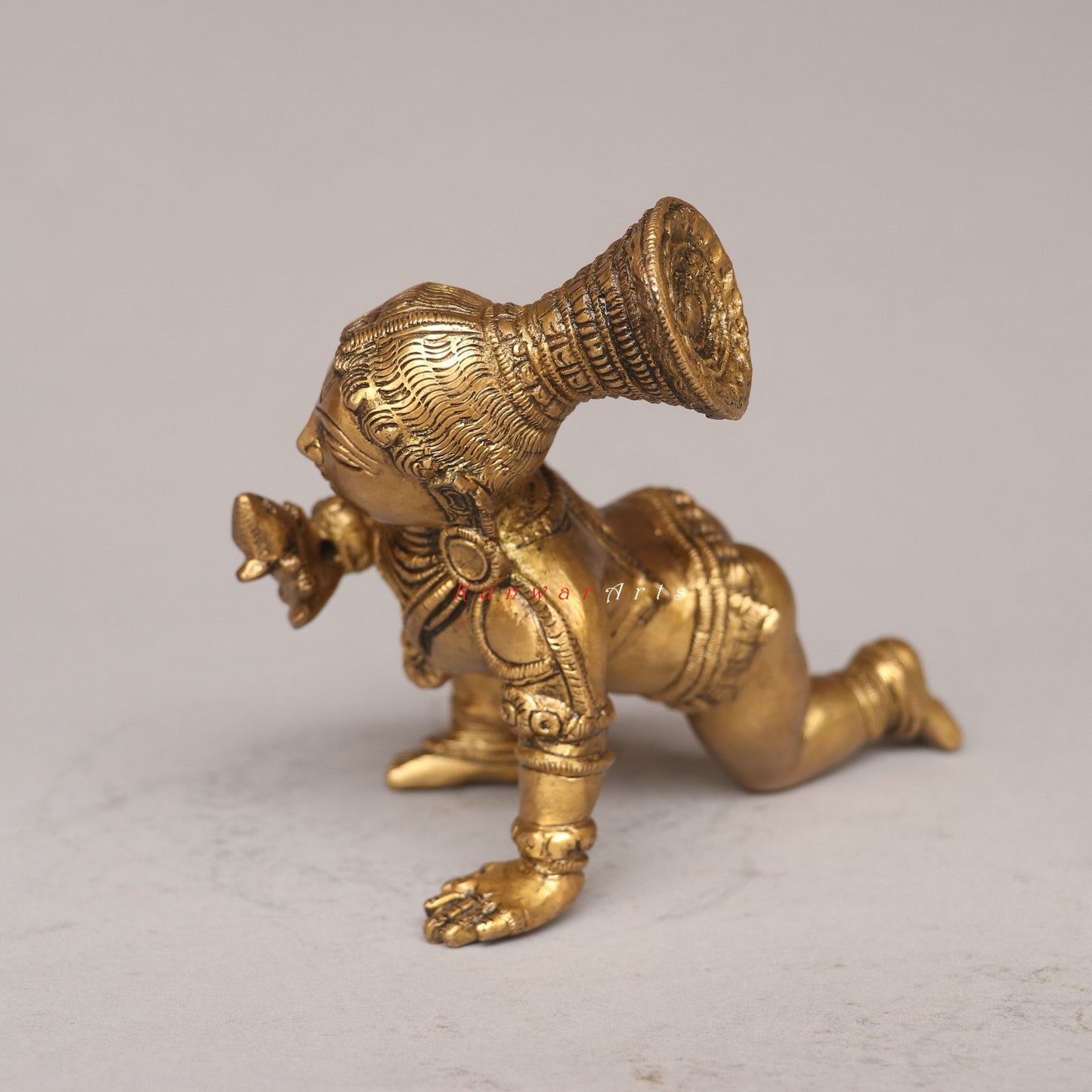 Brass Laddu Gopala Idol