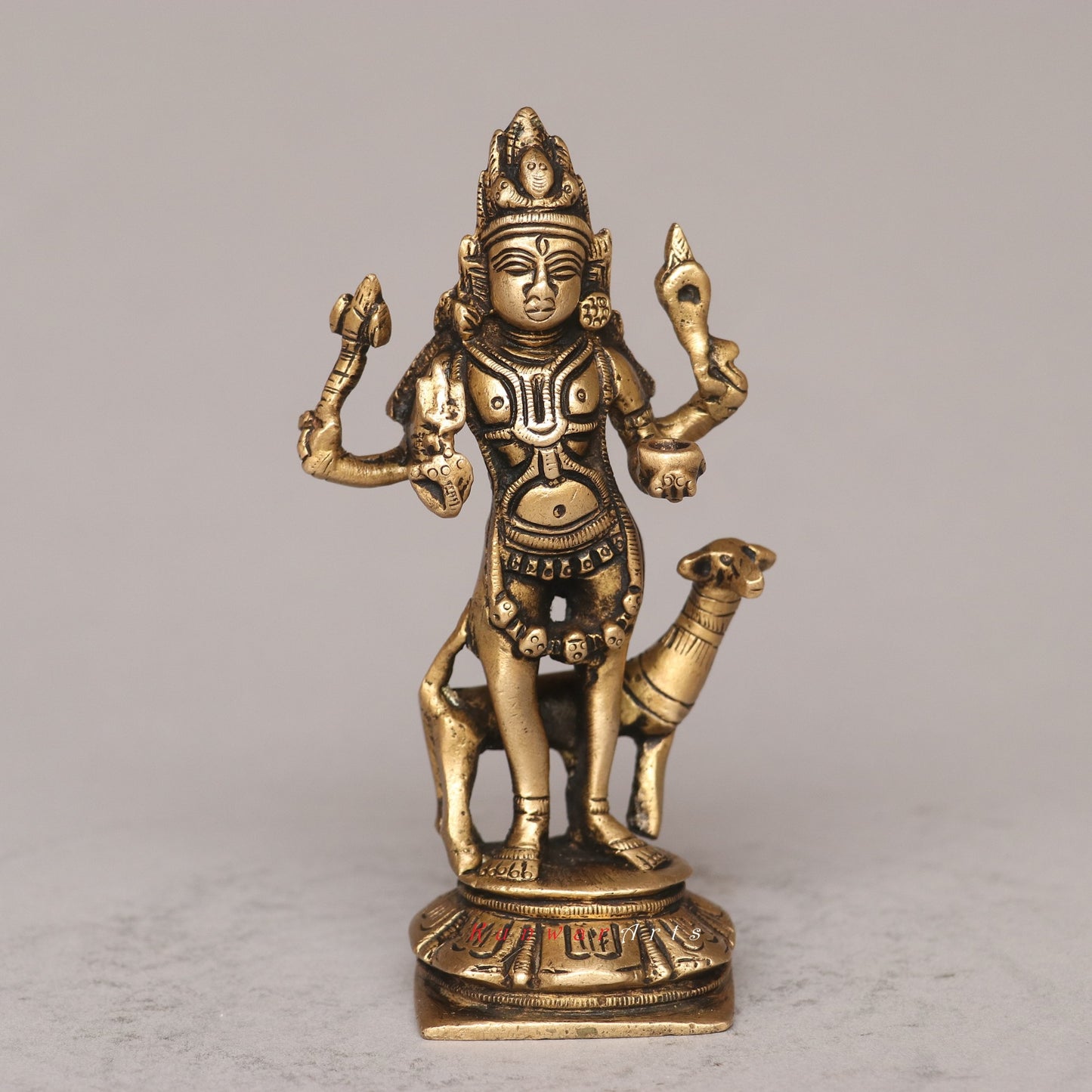 Brass Bhairava Idol