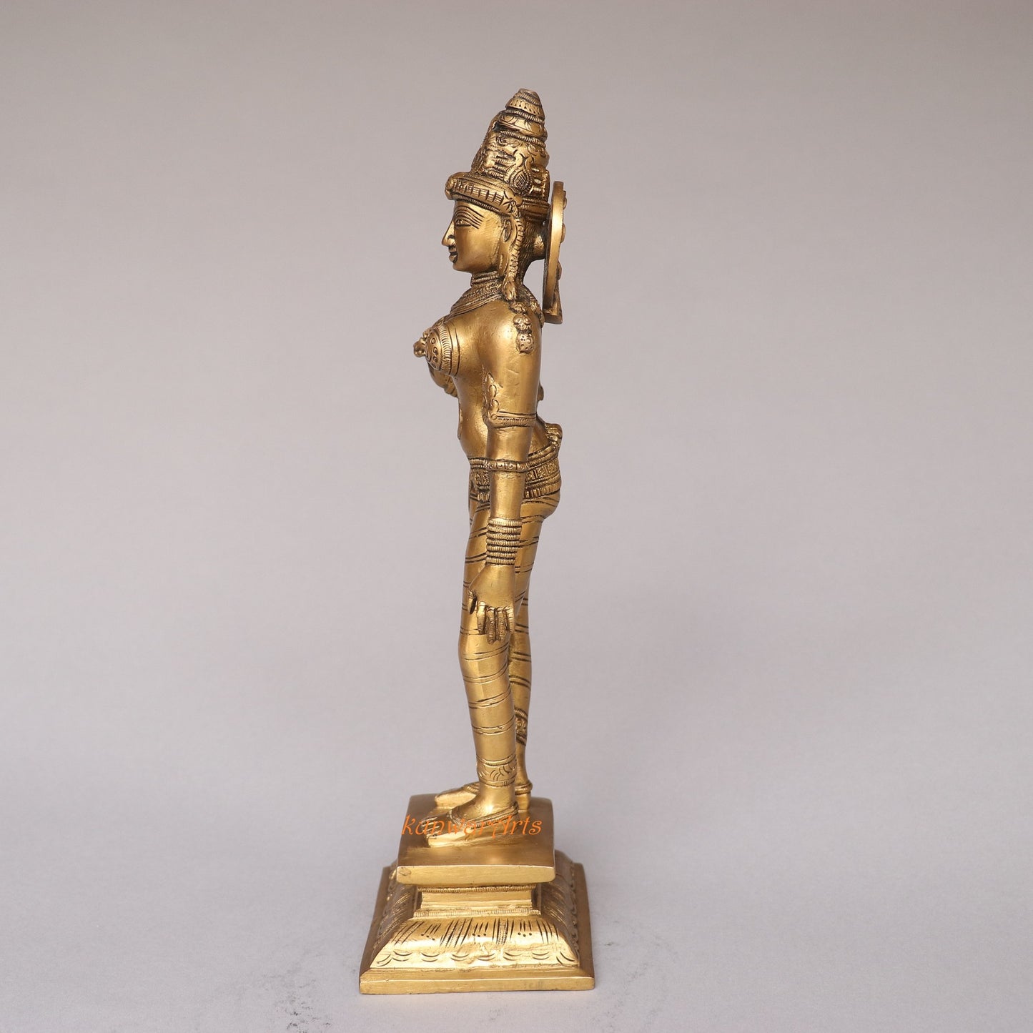 Brass Goddess Parvati Idol