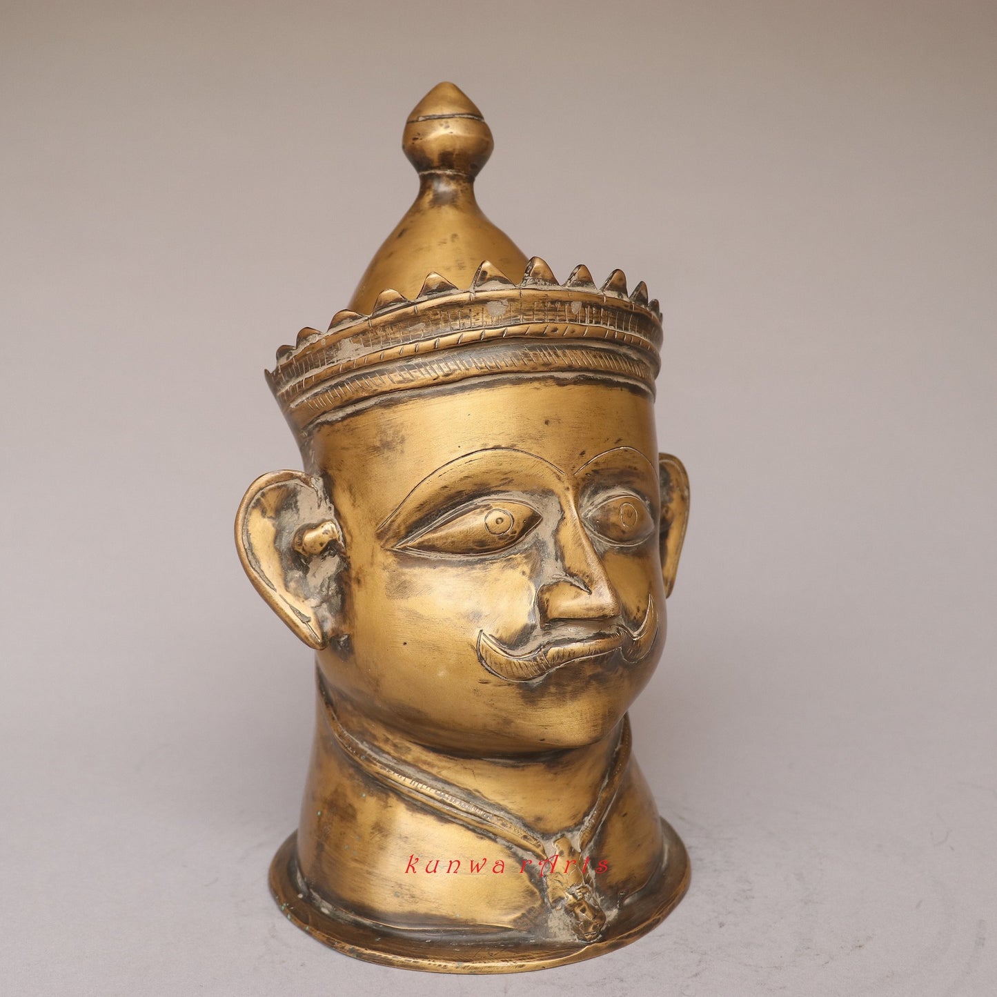 Brass Vintage Shiva Mukhalingam Head