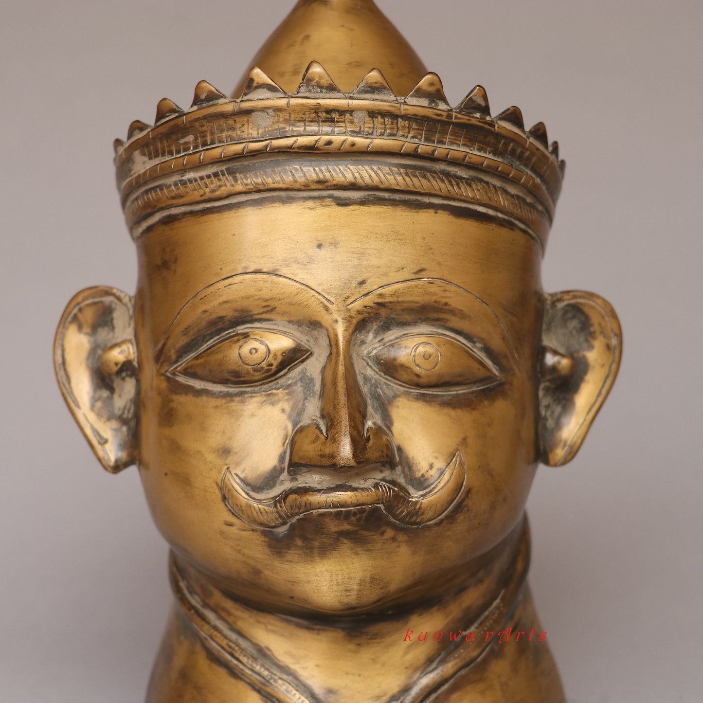 Brass Vintage Shiva Mukhalingam Head