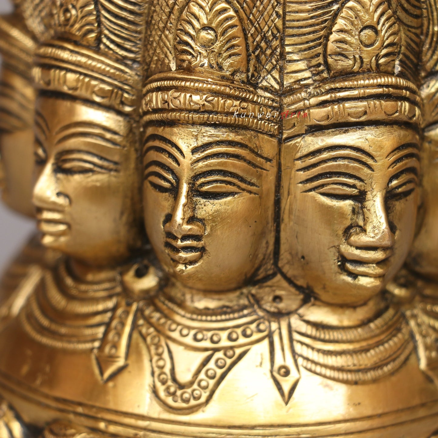 Brass Sada Shiva Mukhalingam Head
