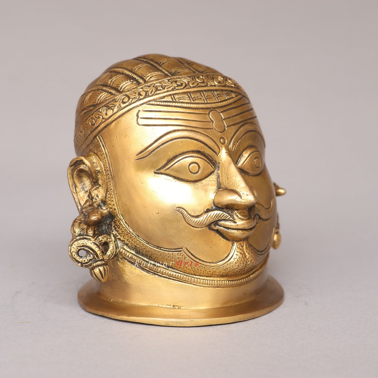Brass Superfine Shiva Mukhalingam Head