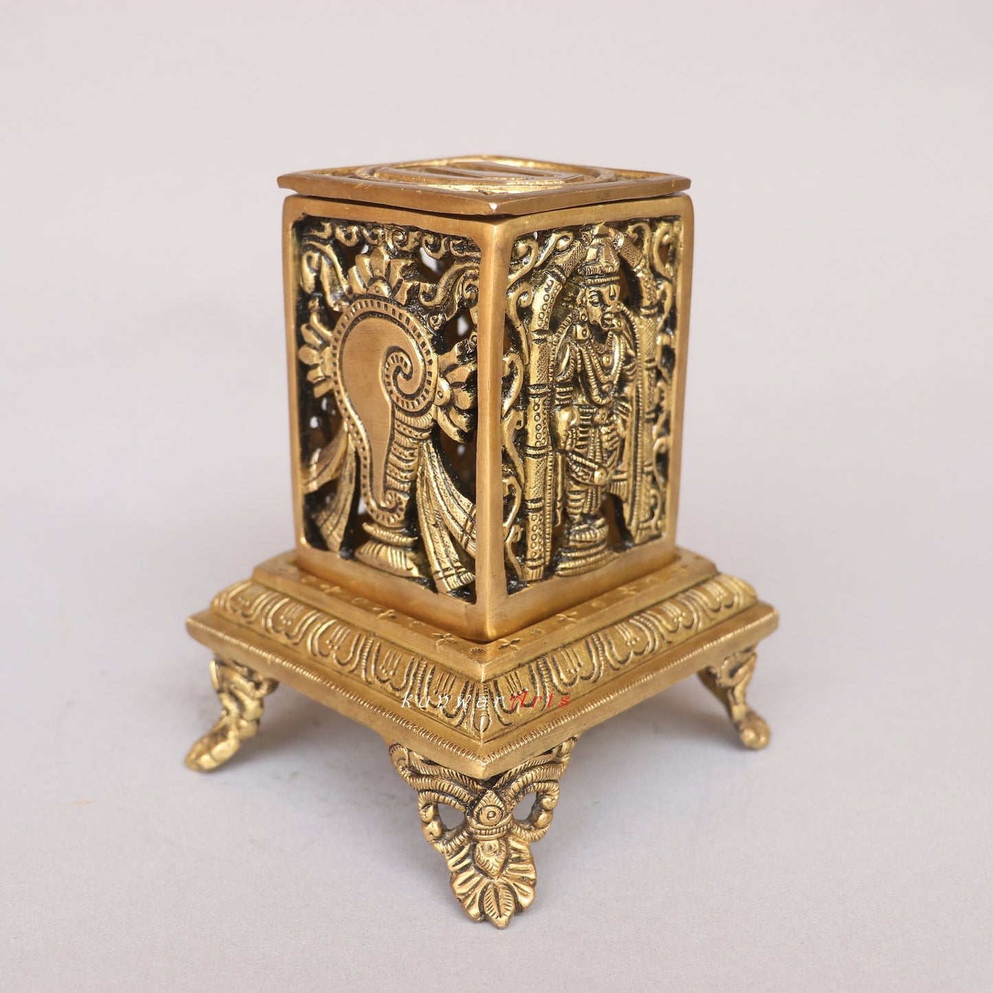 Brass Decorative Incense Burner Dhup Dani