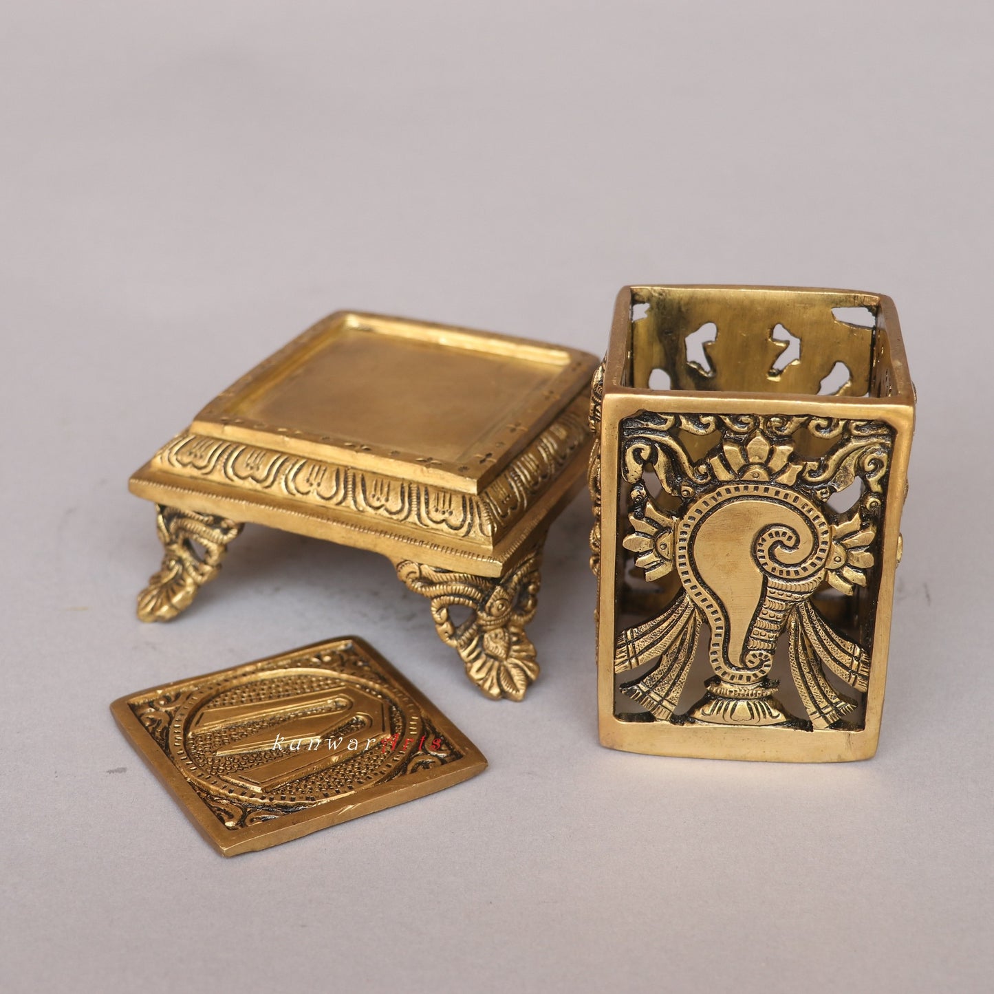 Brass Decorative Incense Burner Dhup Dani