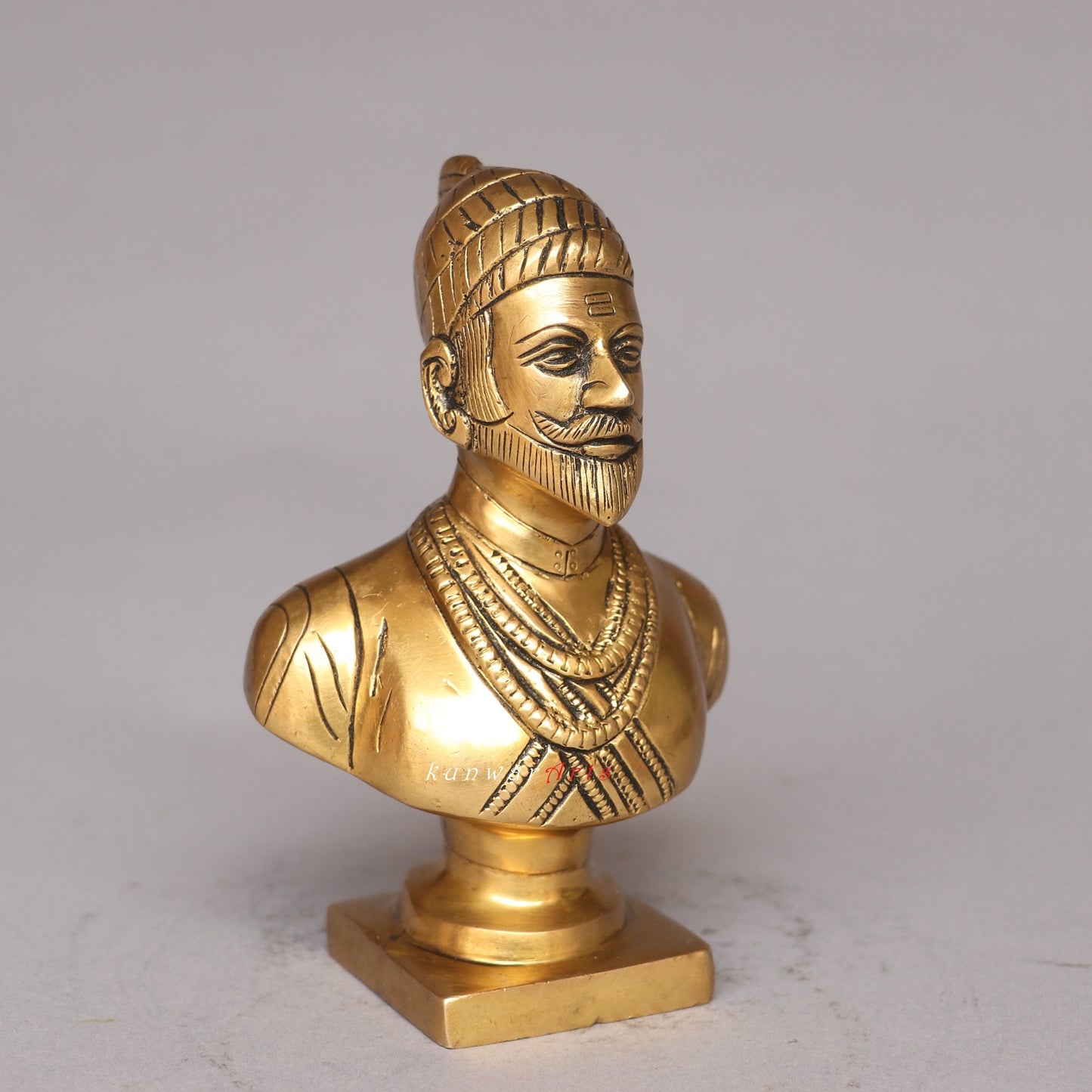 Chhatrapati Shivaji Brass Bust