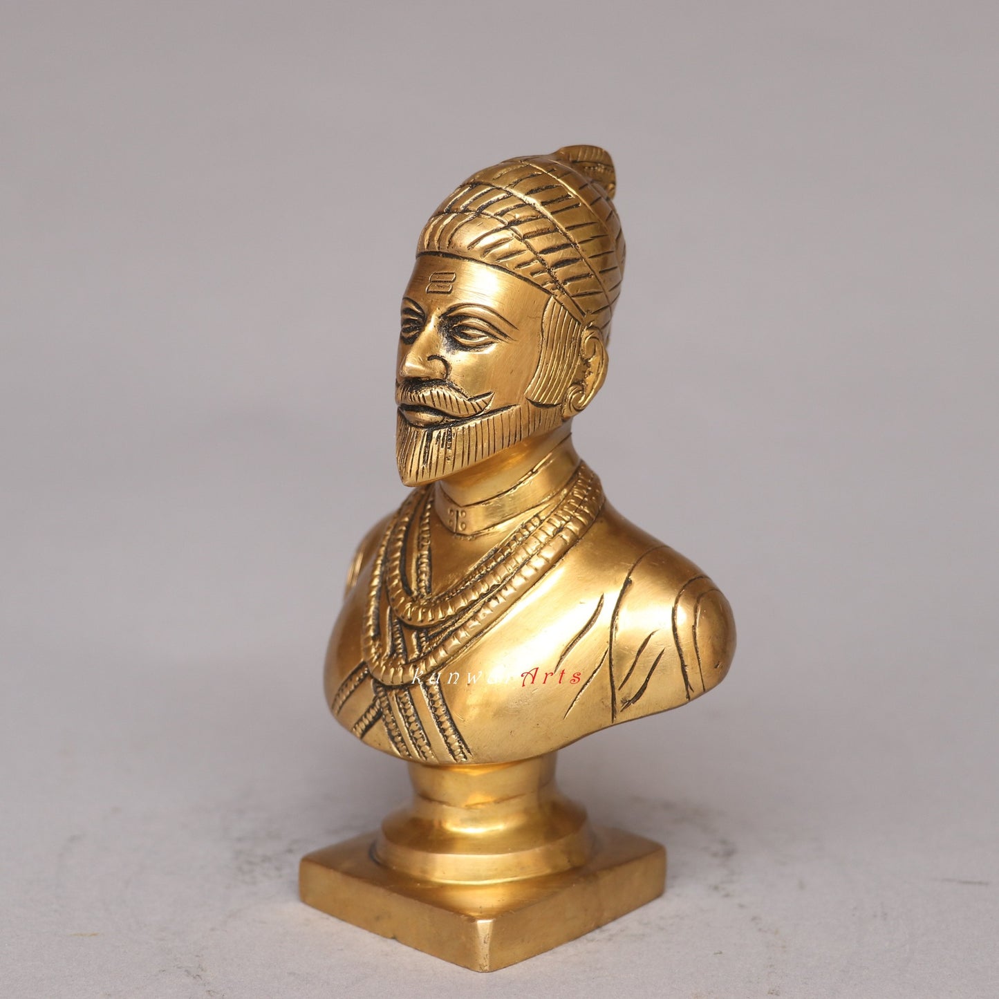 Chhatrapati Shivaji Brass Bust