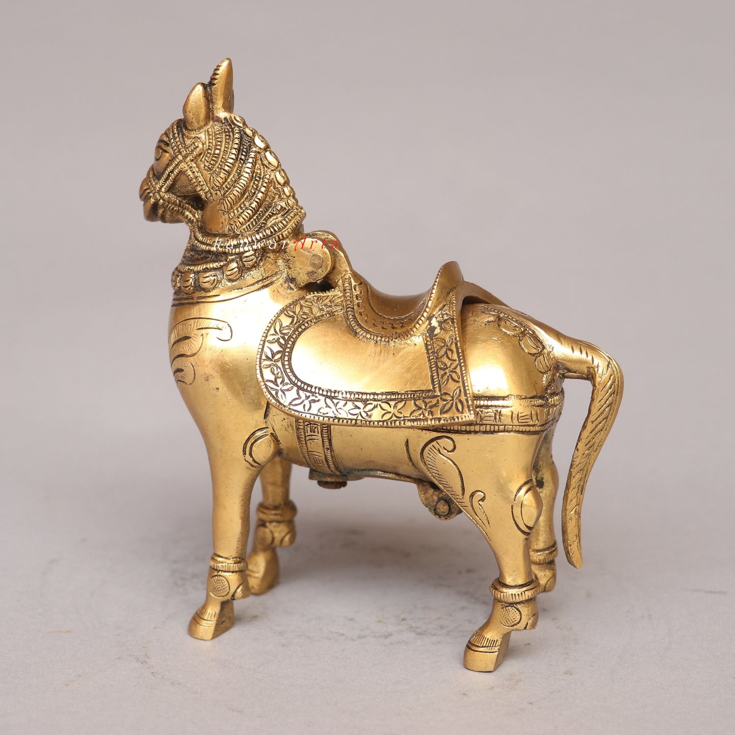 Brass Decorative Horse Cash Box Home Décor
