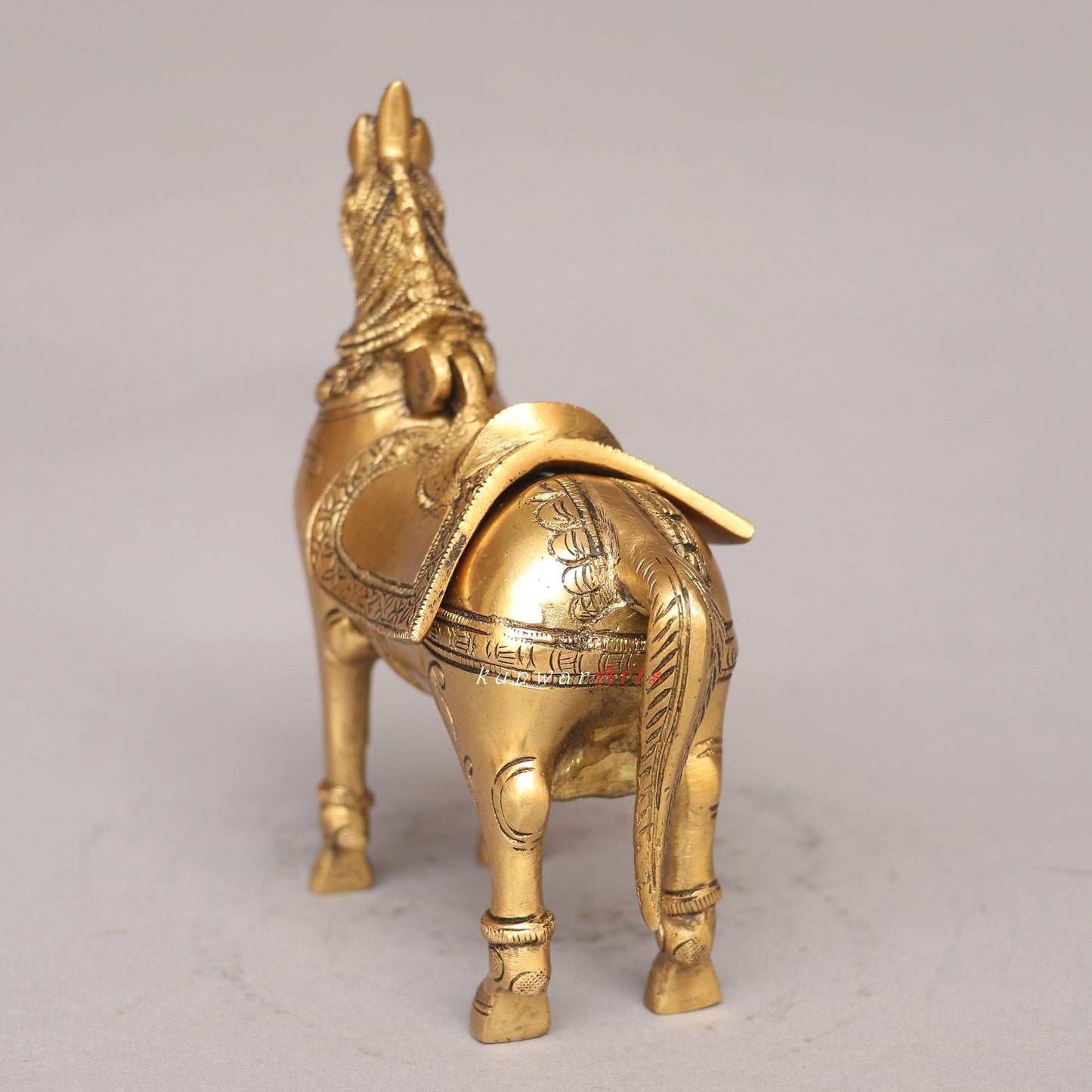Brass Decorative Horse Cash Box Home Décor