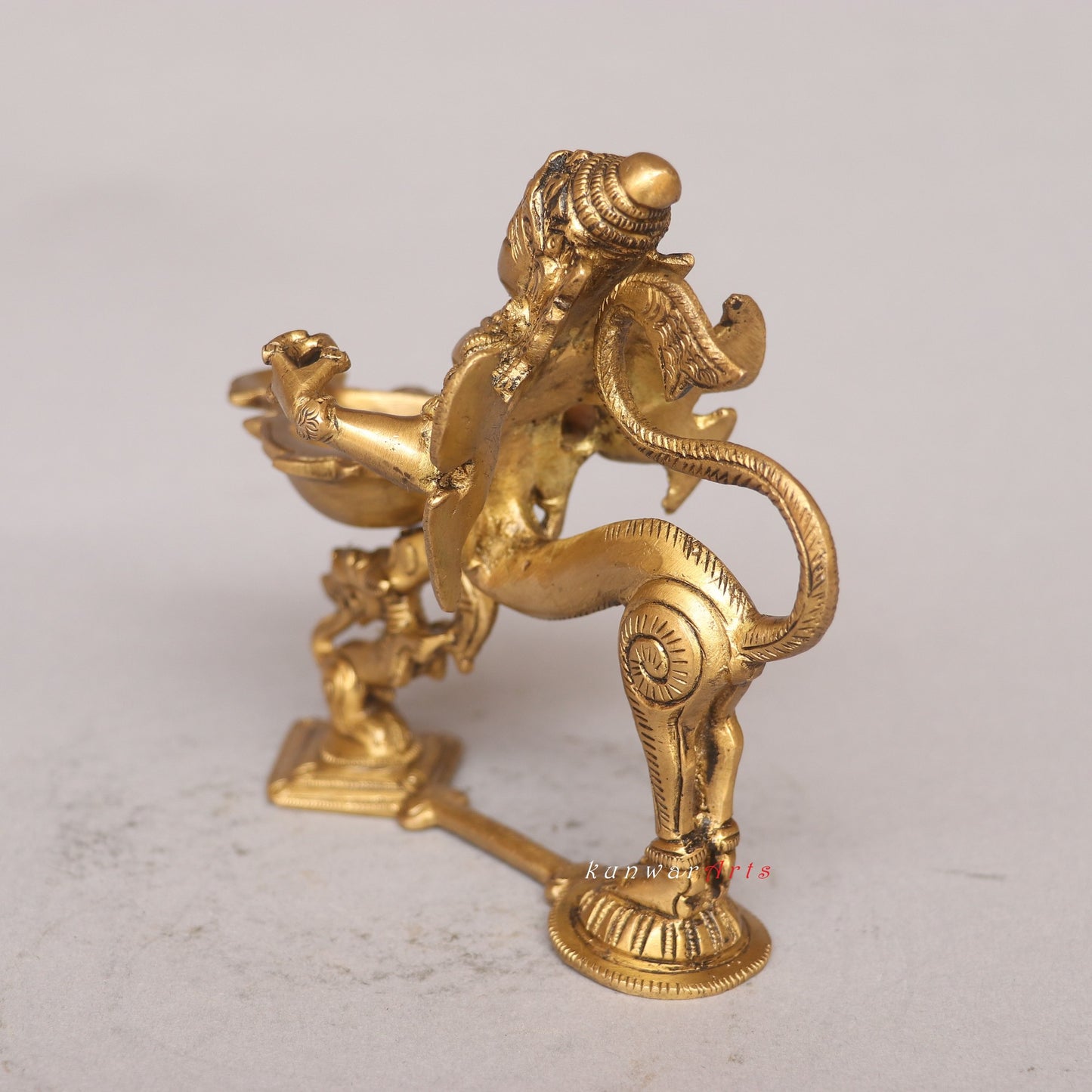 Brass Garuda Oil Lamp Tradition of Lighting