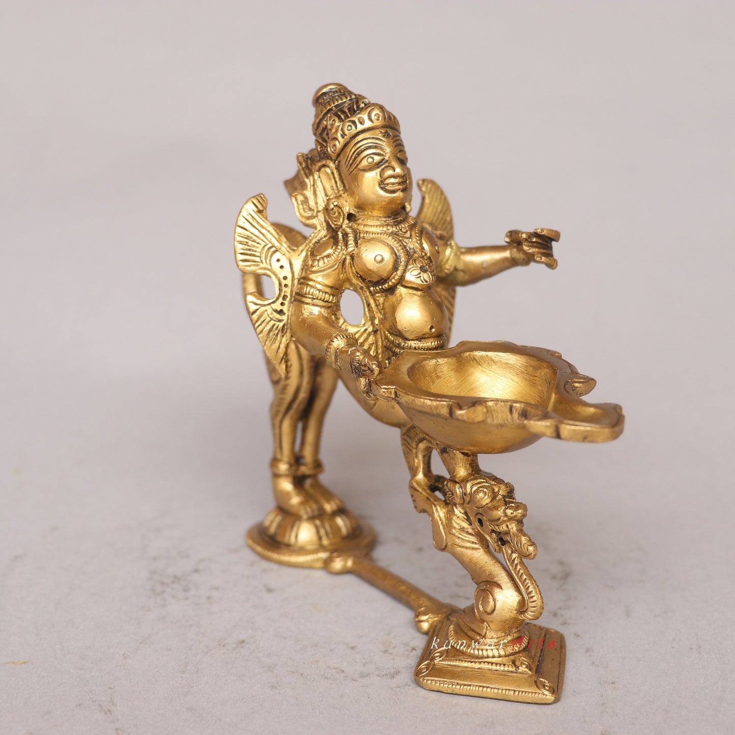 Brass Garuda Oil Lamp Tradition of Lighting