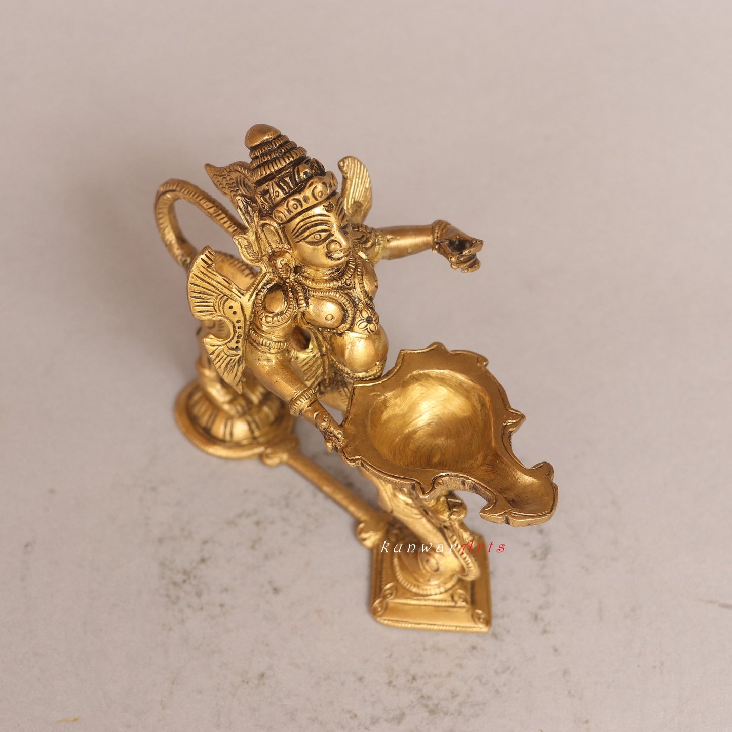 Brass Garuda Oil Lamp Tradition of Lighting