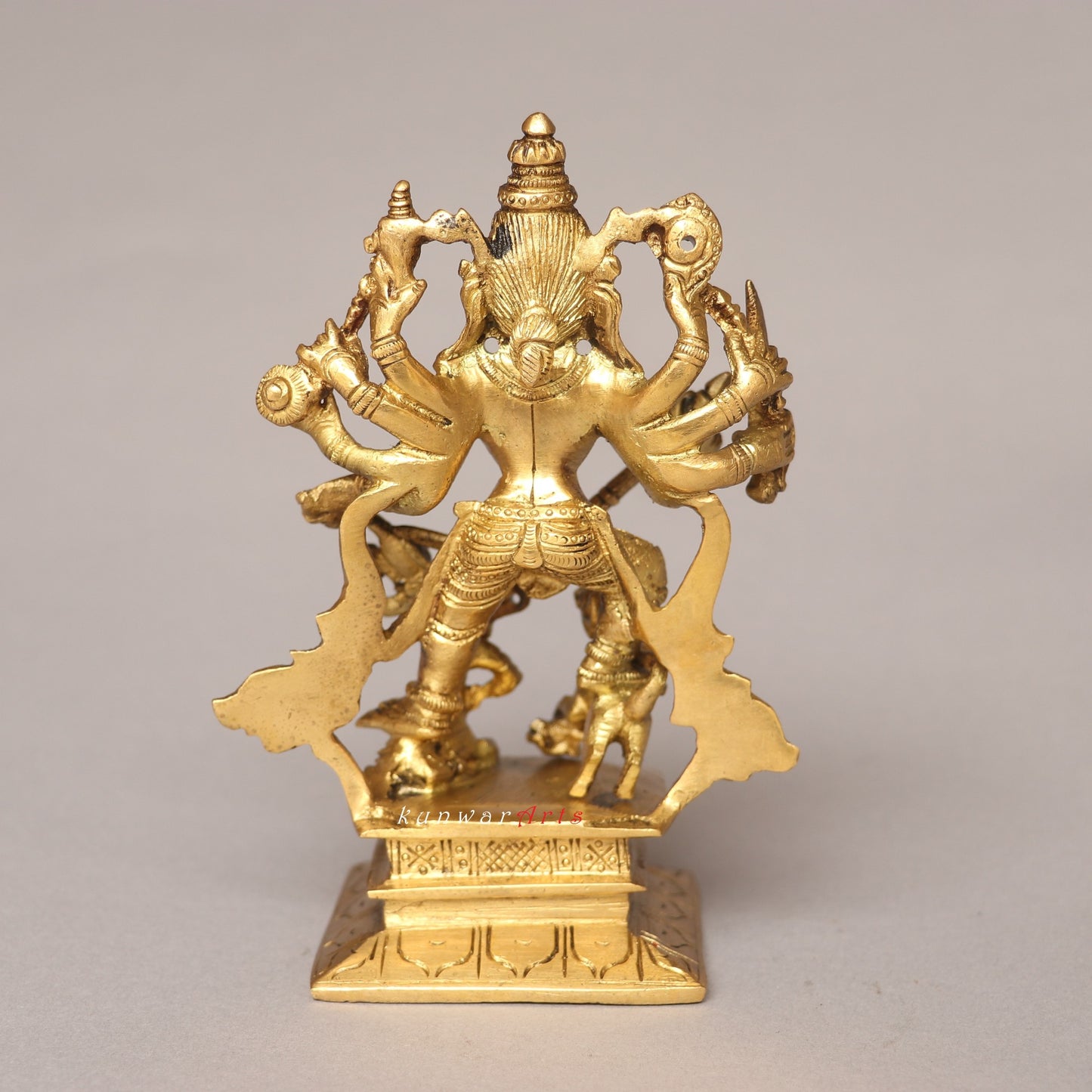 Brass Goddess Durga Idol