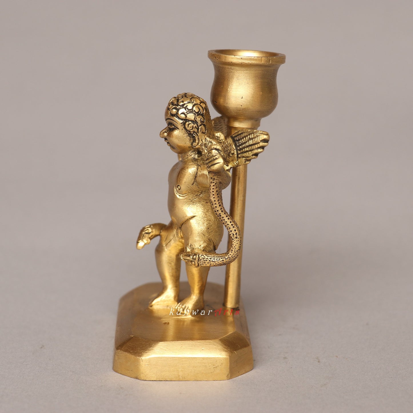 Brass Flying Angel Tealight Candle Holder