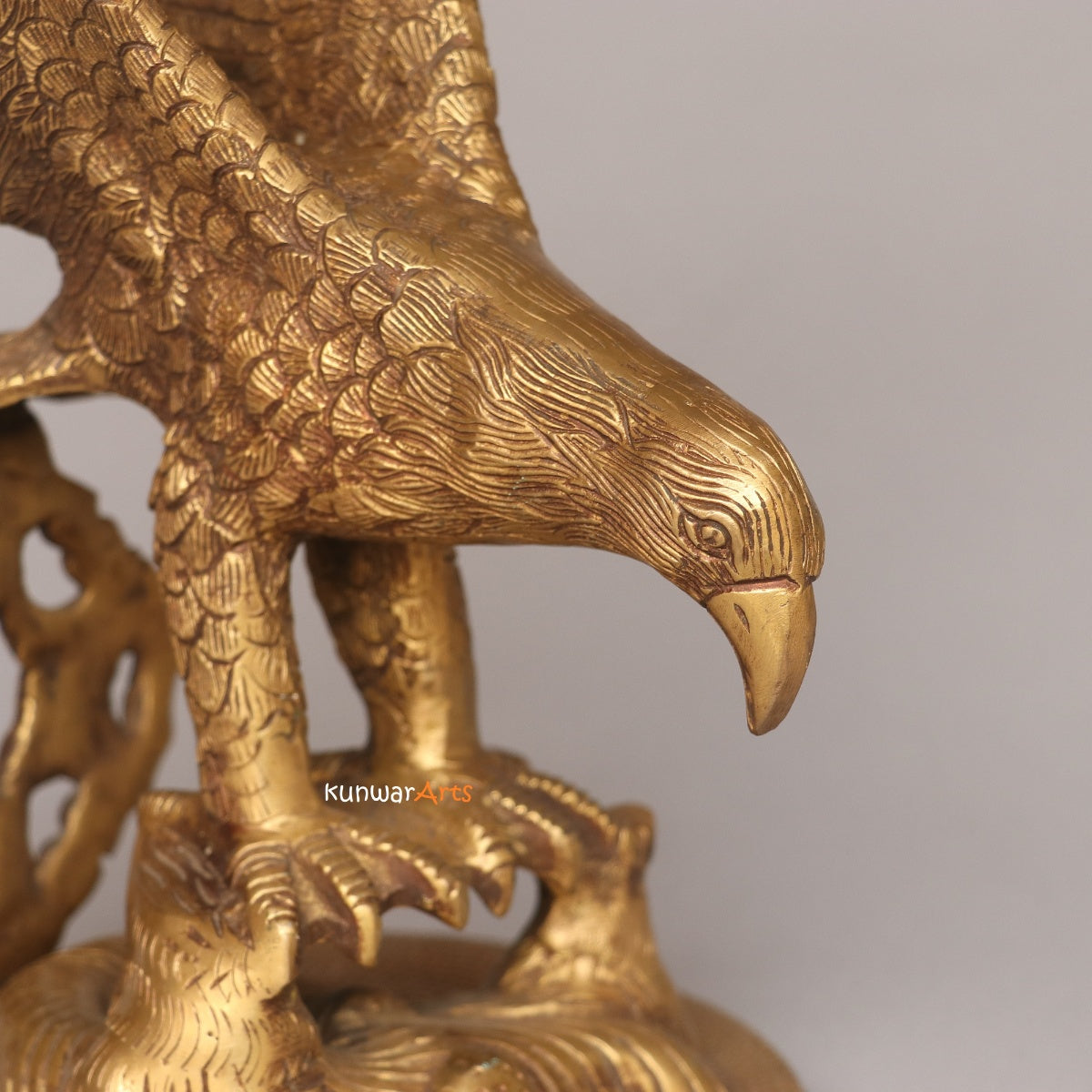 Brass Eagle Idol