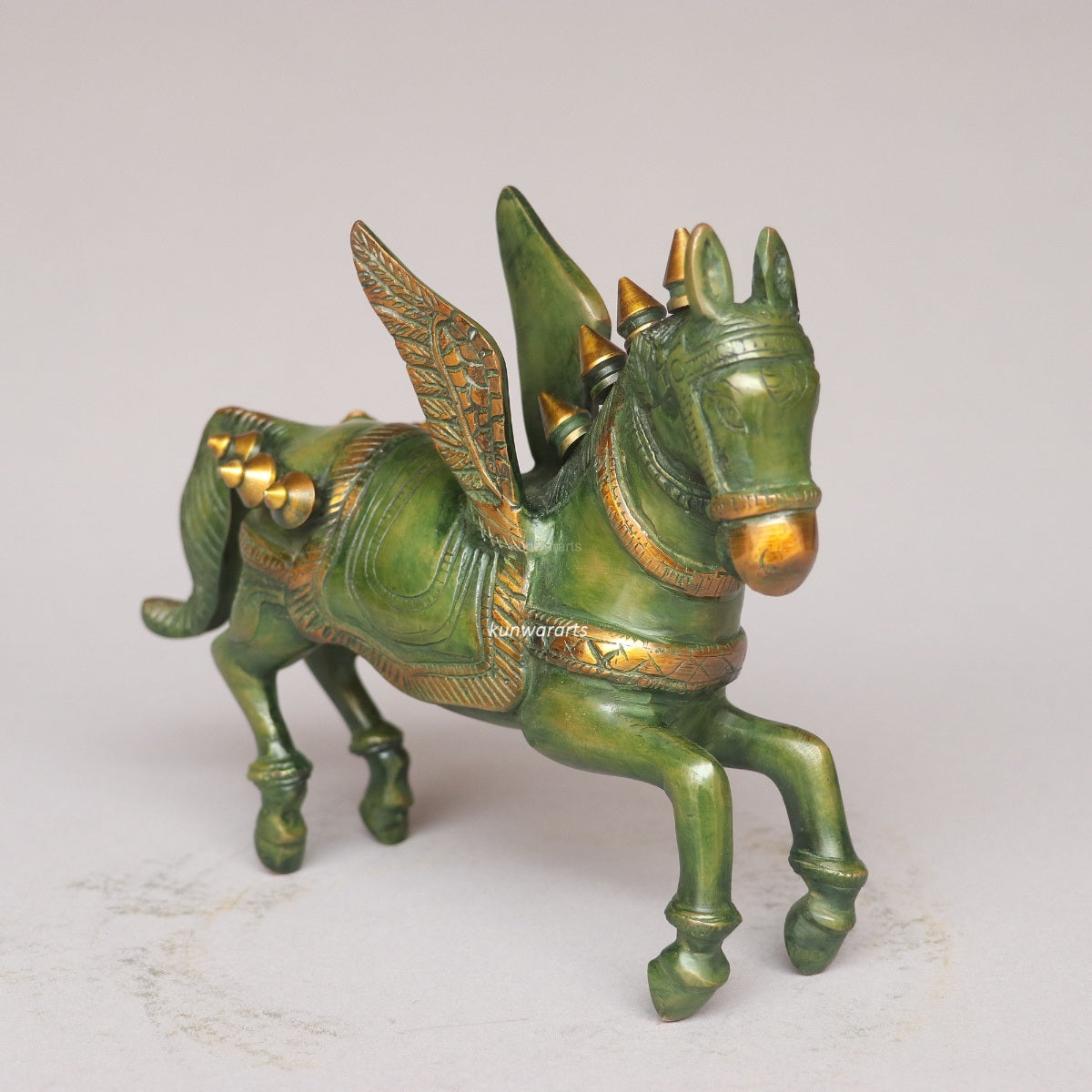 Brass Decorative Horse Sculpture