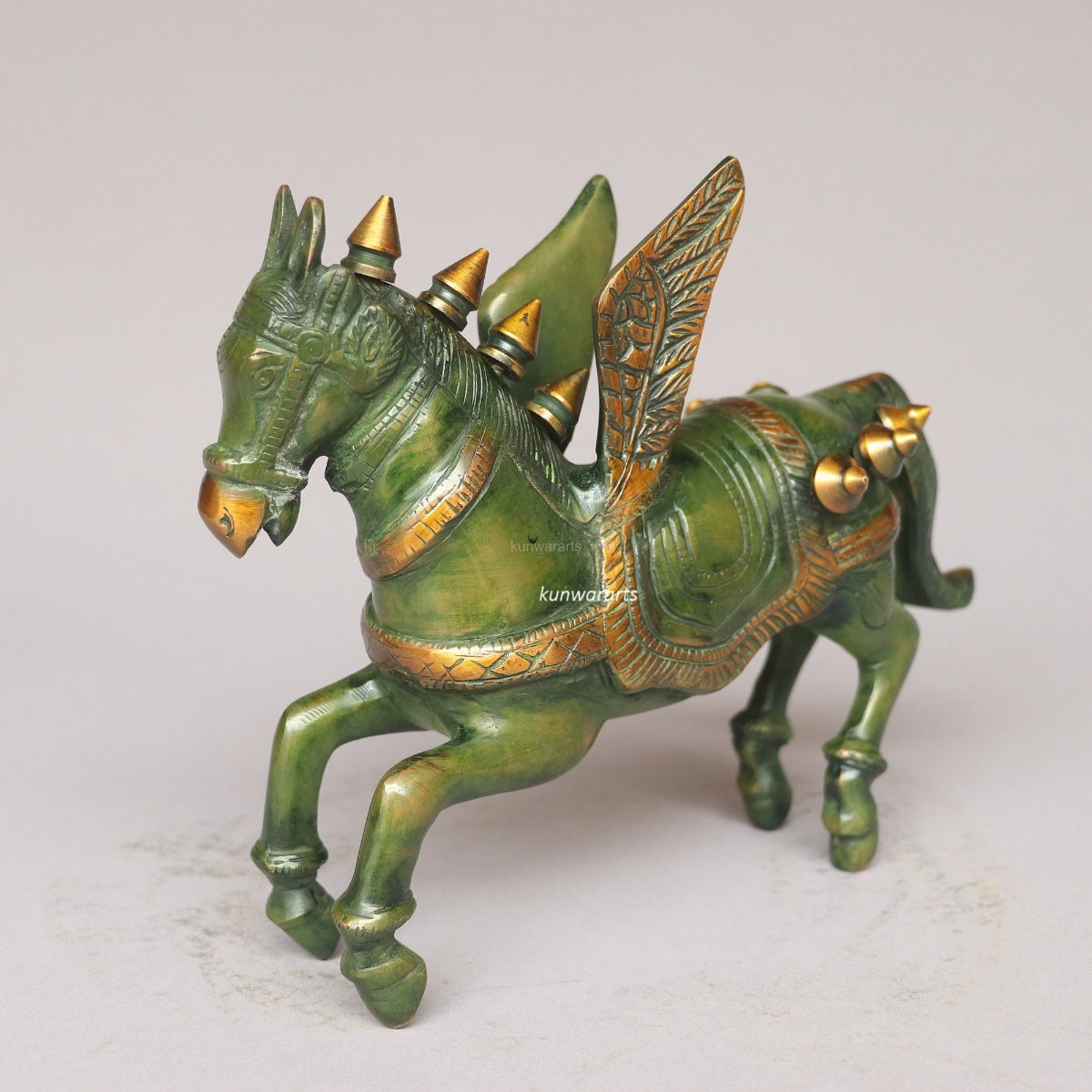 Brass Decorative Horse Sculpture