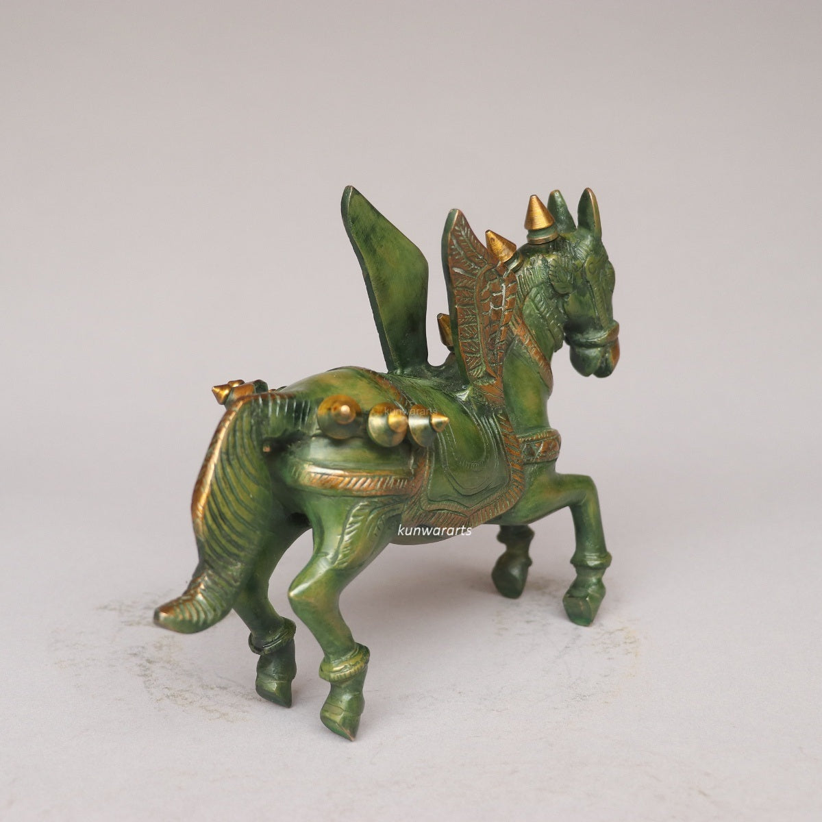 Brass Decorative Horse Sculpture