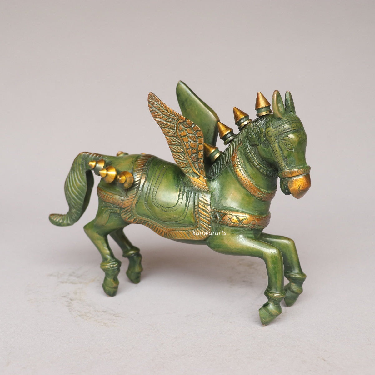 Brass Decorative Horse Sculpture
