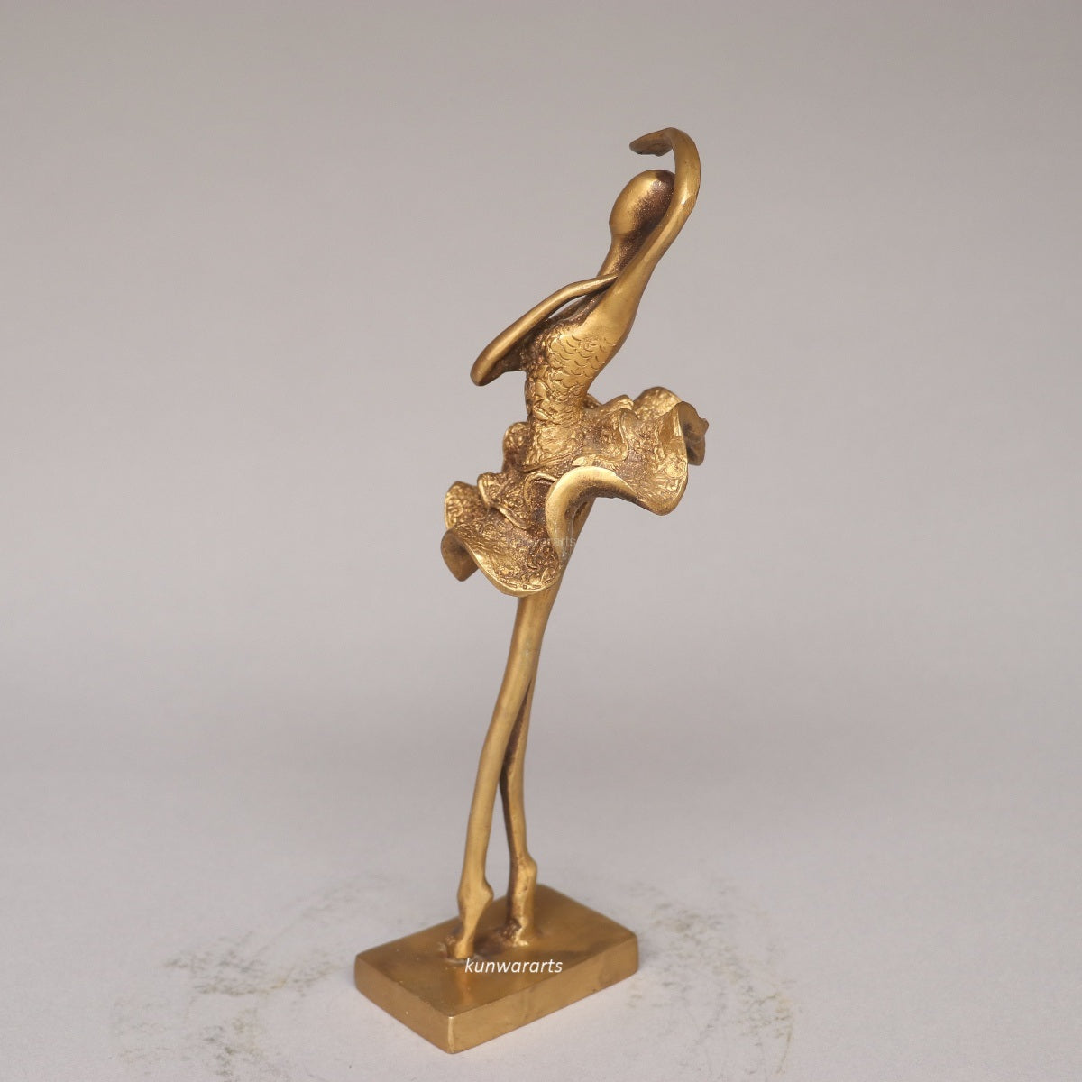 Beauty of the Brass Ballerina Sculpture